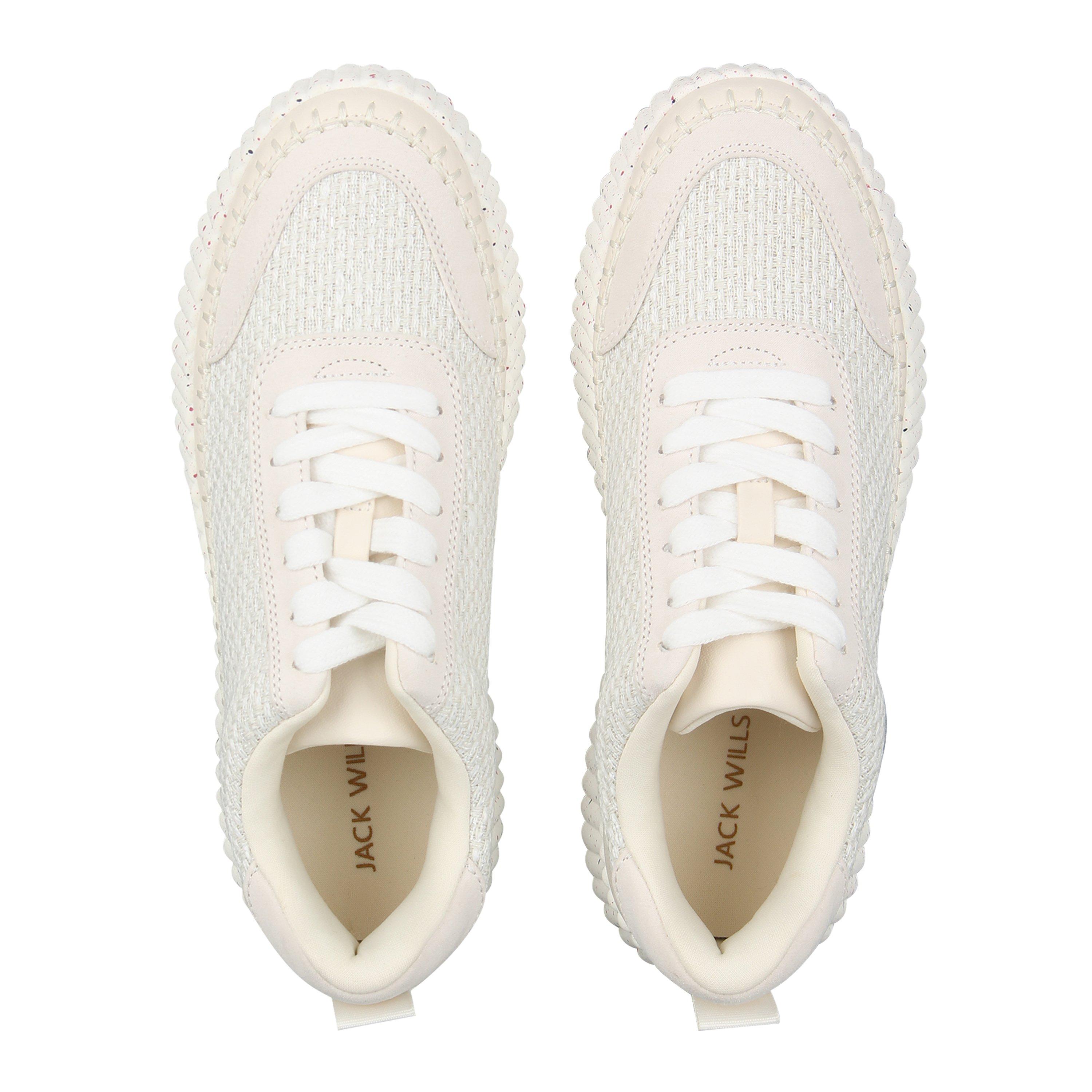 Cremefarben - Jack Wills - Women's Wedge Trainers - 5