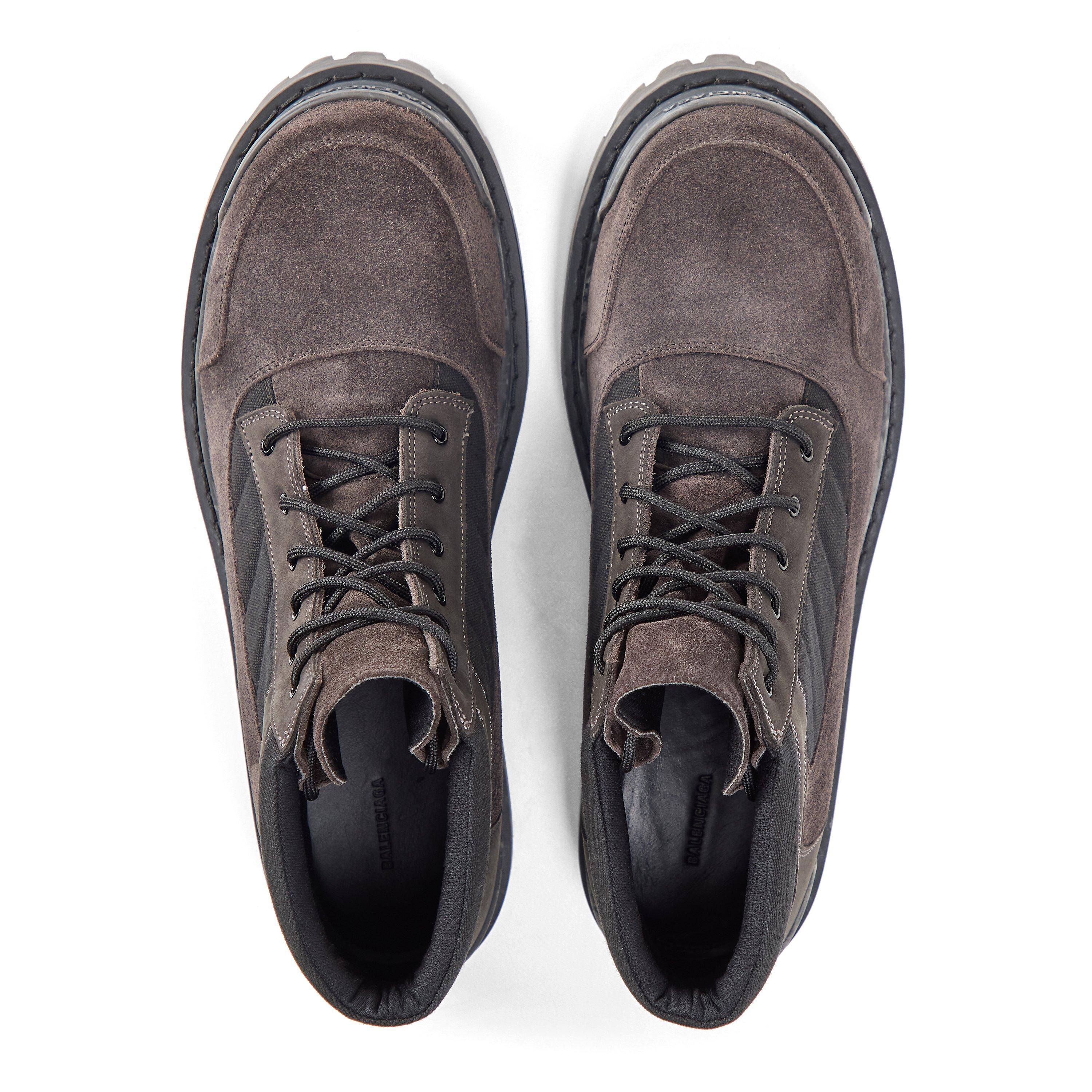 Brown/Black - Balenciaga - Men's Rugged Hiker Boots - 4