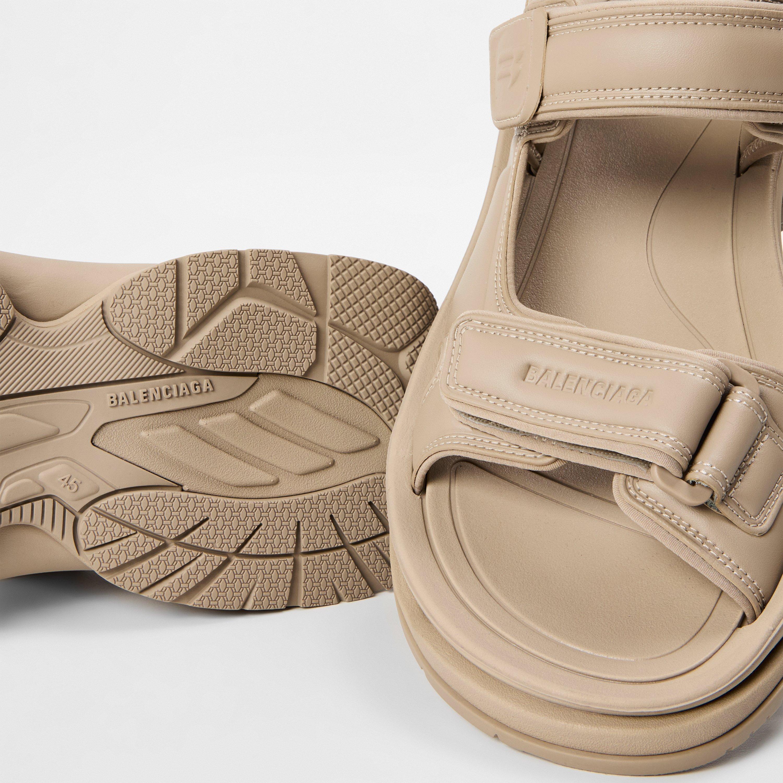 Taupe - Balenciaga - Men's Flatform Sandals - 4