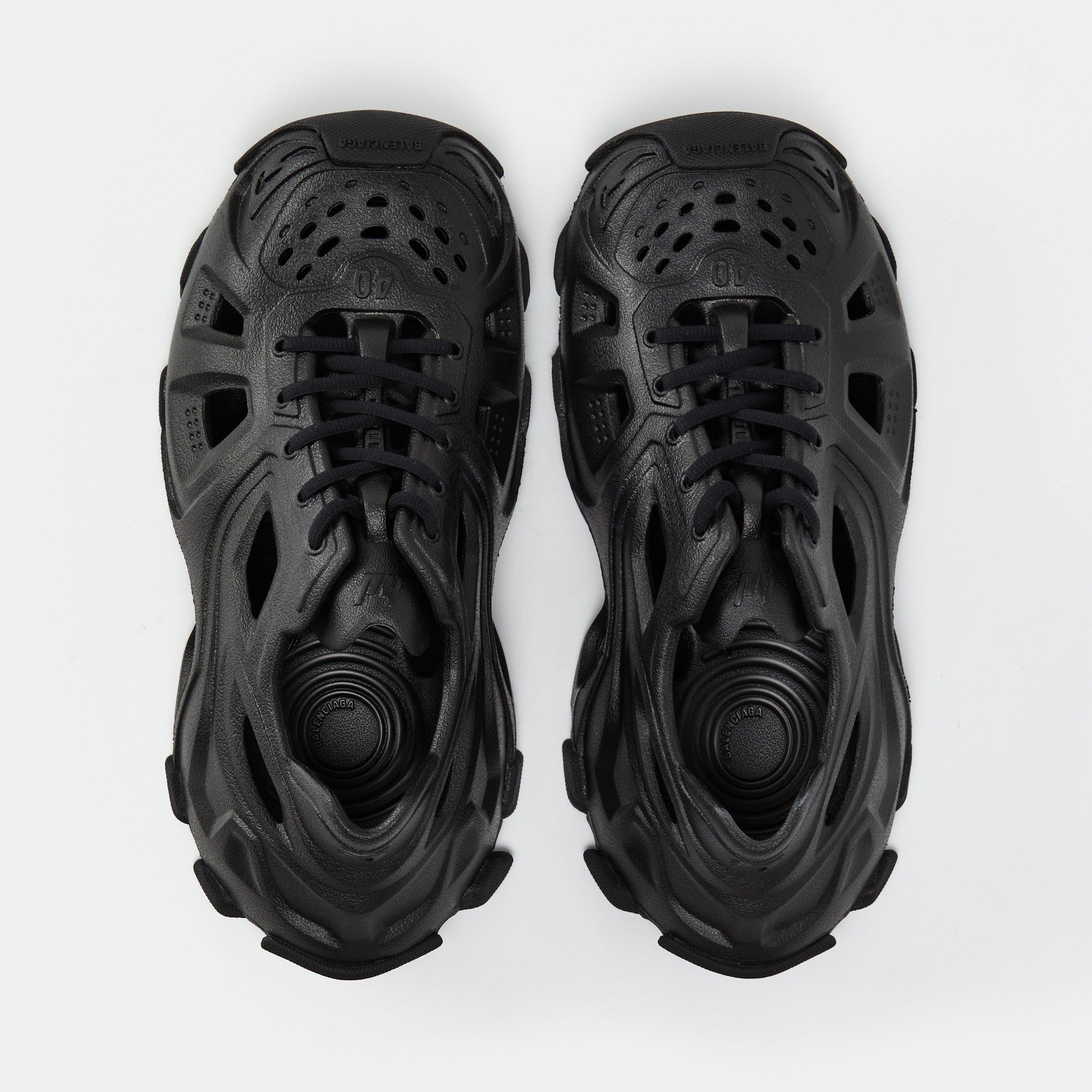 Black - Balenciaga - HD Rubber Low Top Sneakers - 4