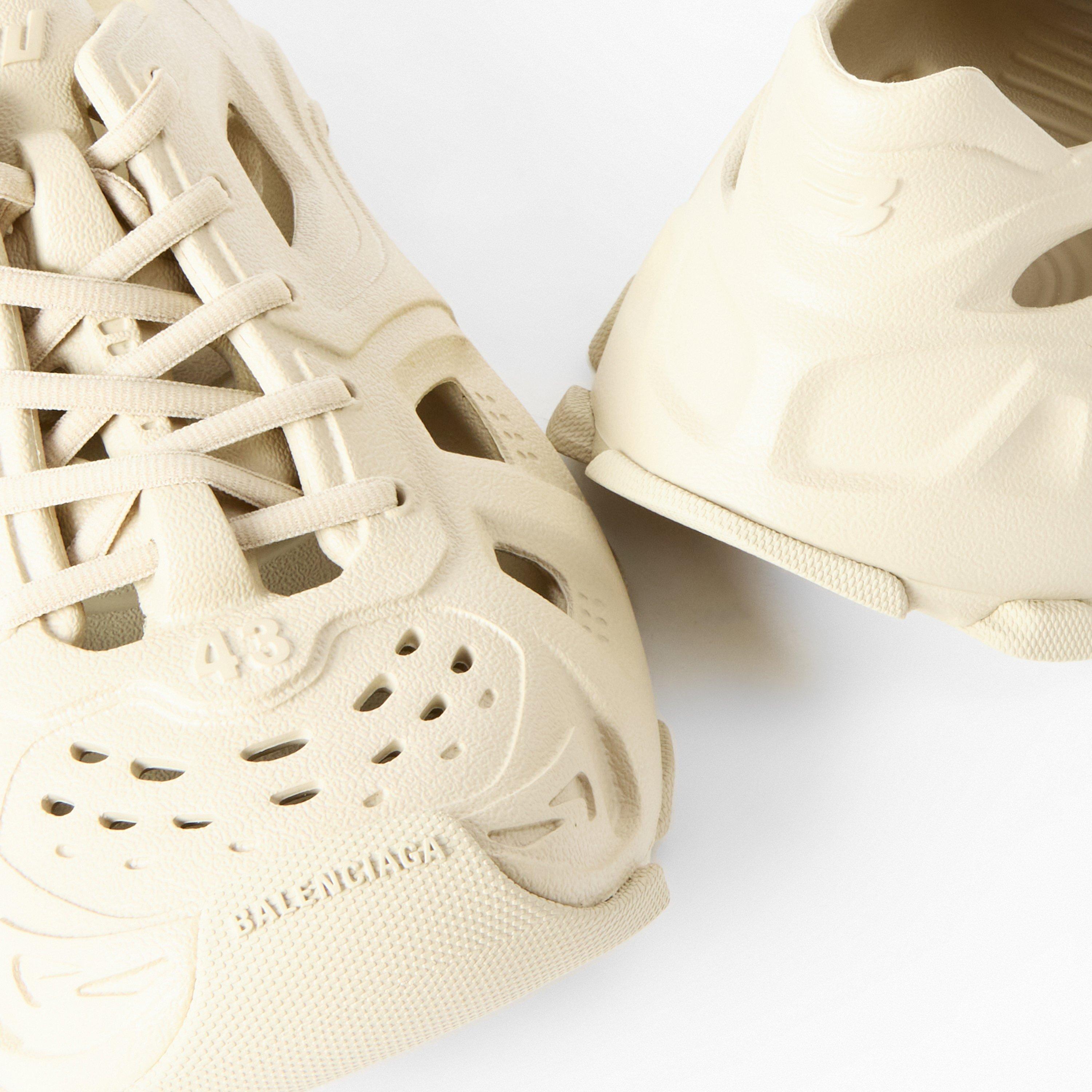 Taupe - Balenciaga - HD Rubber Low Top Sneakers - 4