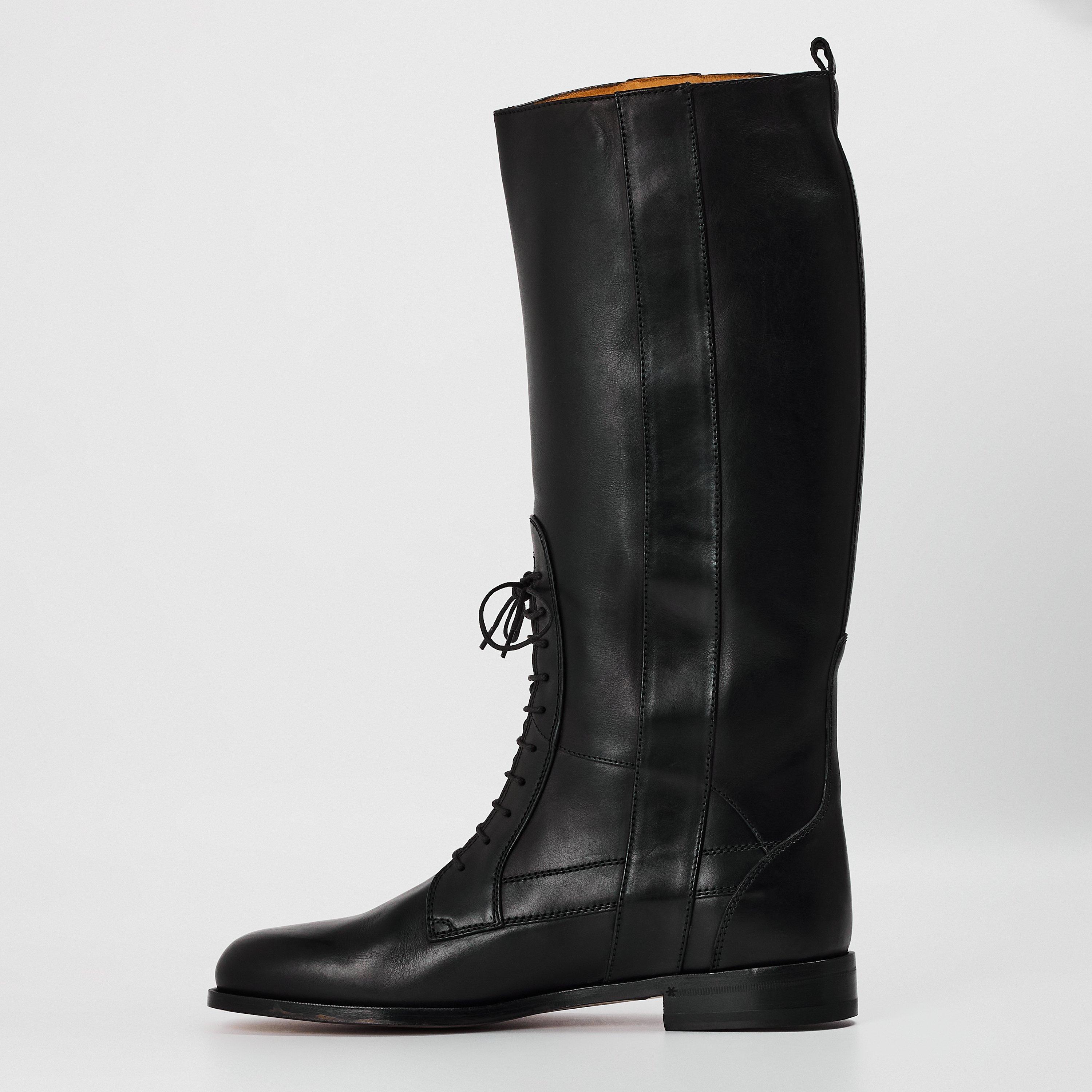 Black - Gucci - Men's Knee High Boots - 2