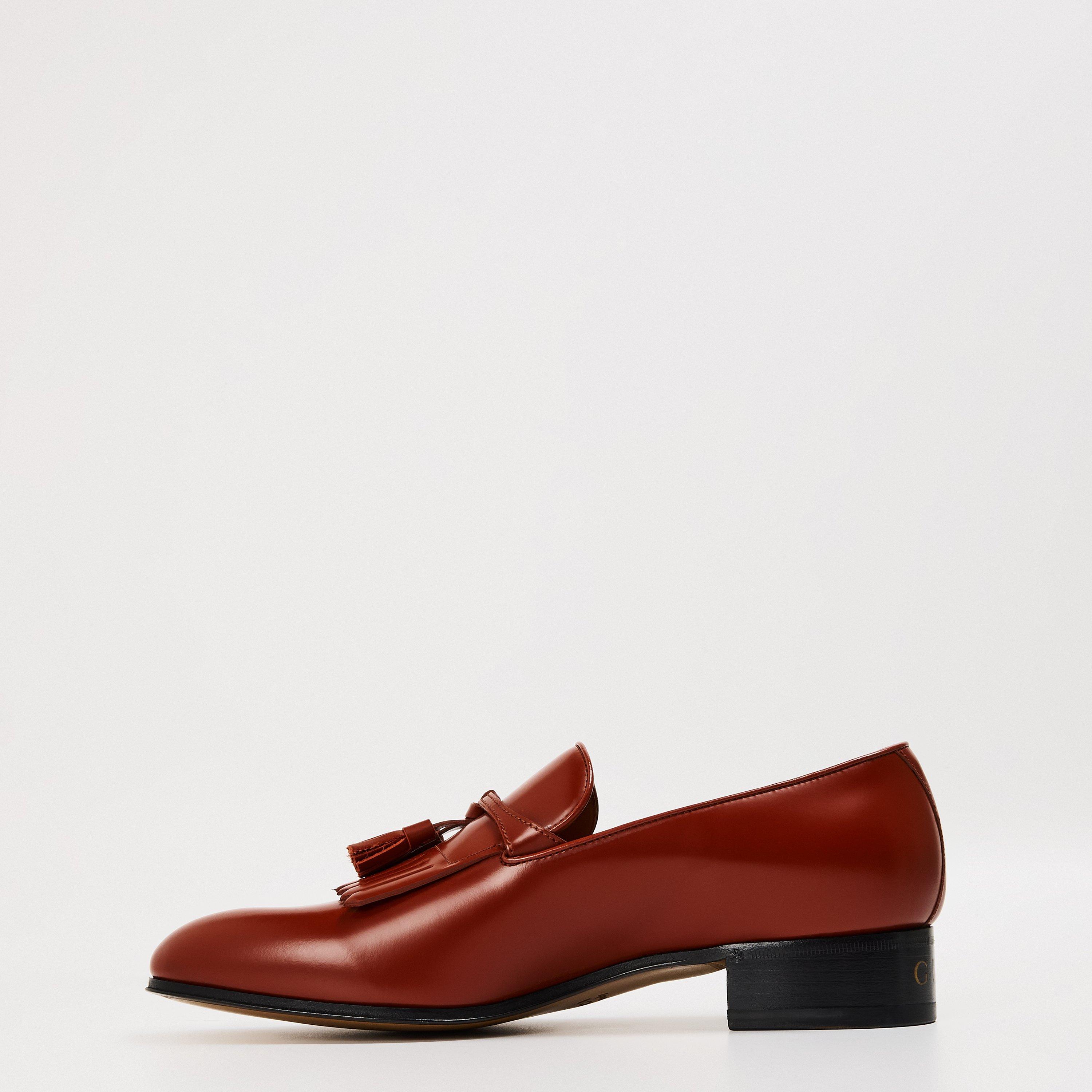 Ambr Hny/Ambr H - Gucci - Men's Designer Heritage Loafers - 2