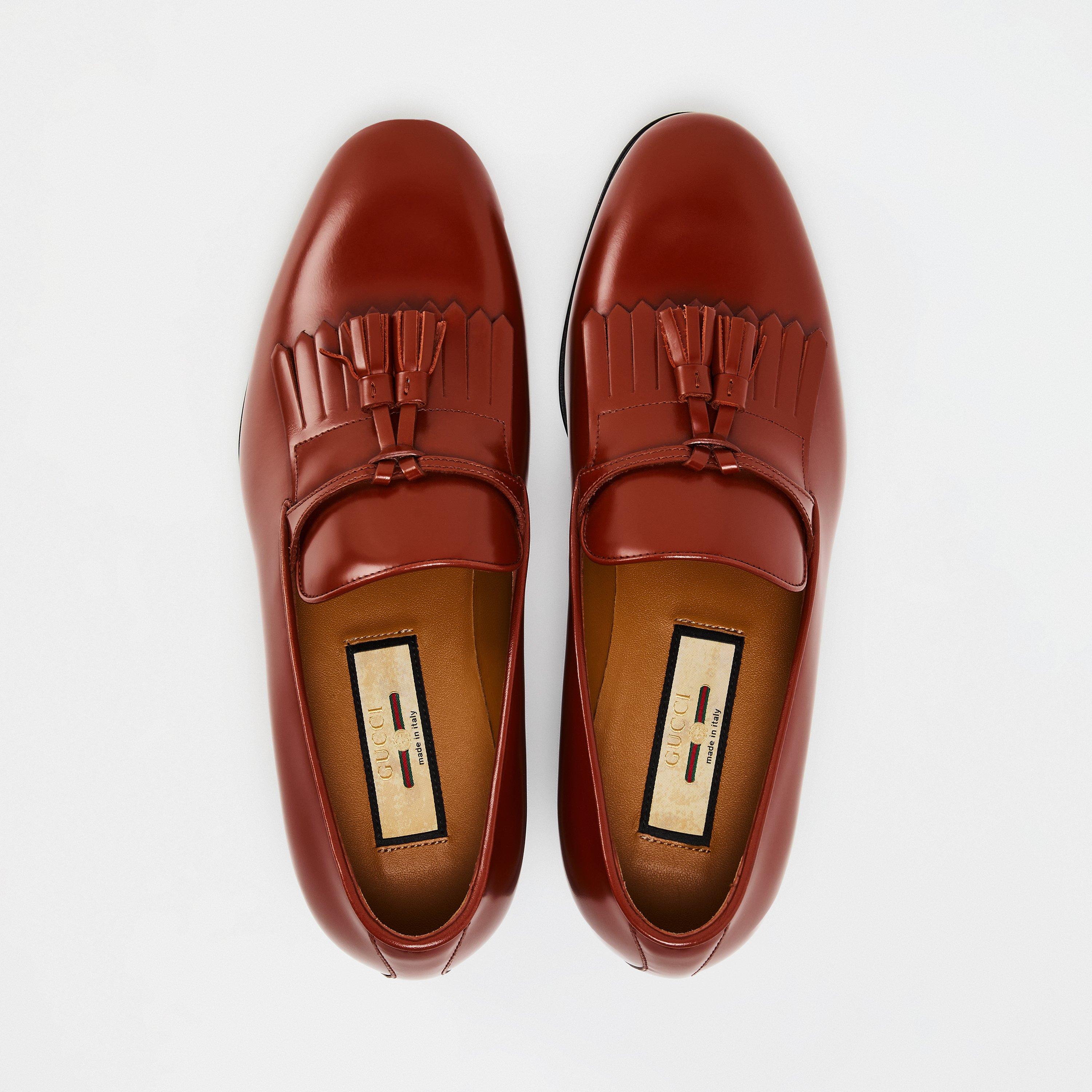 Ambr Hny/Ambr H - Gucci - Men's Designer Heritage Loafers - 4