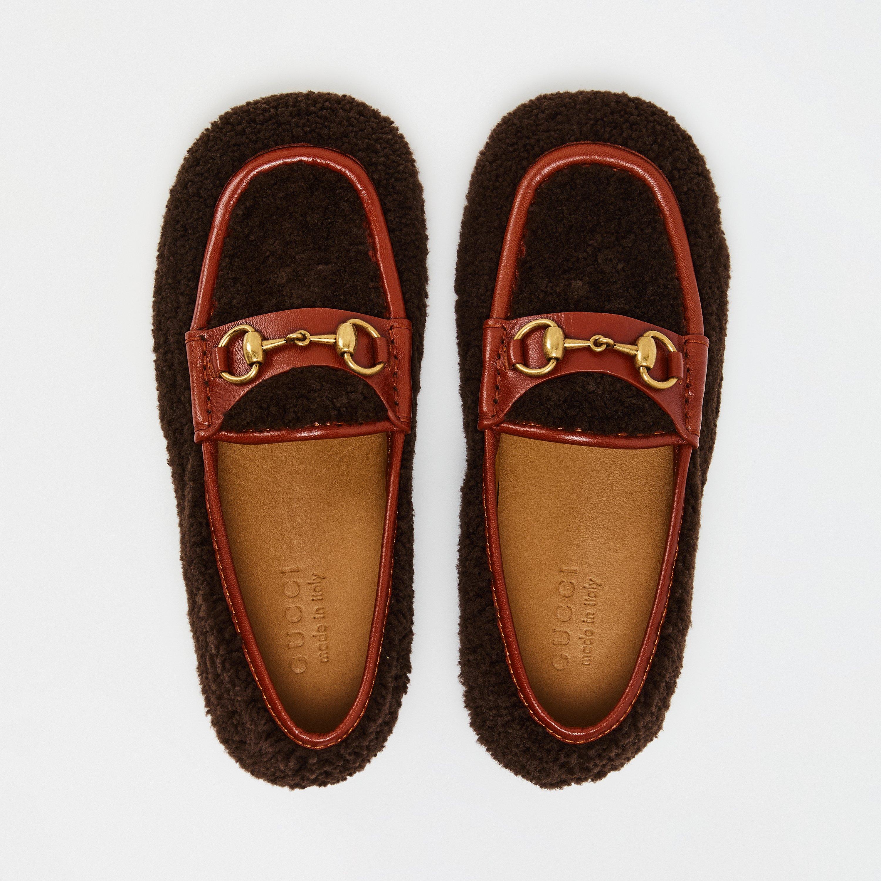 Cocoa/Ambr Hny - Gucci - Men's Loafers - 4