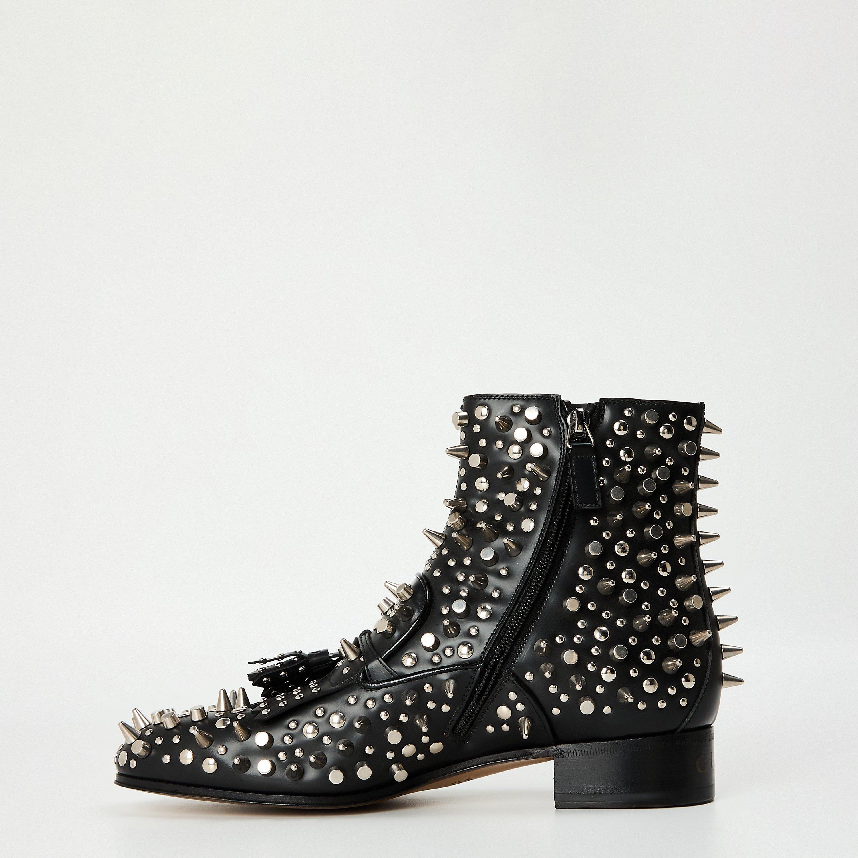 Black/Nero - Gucci - Men's Knee High Boots - 2