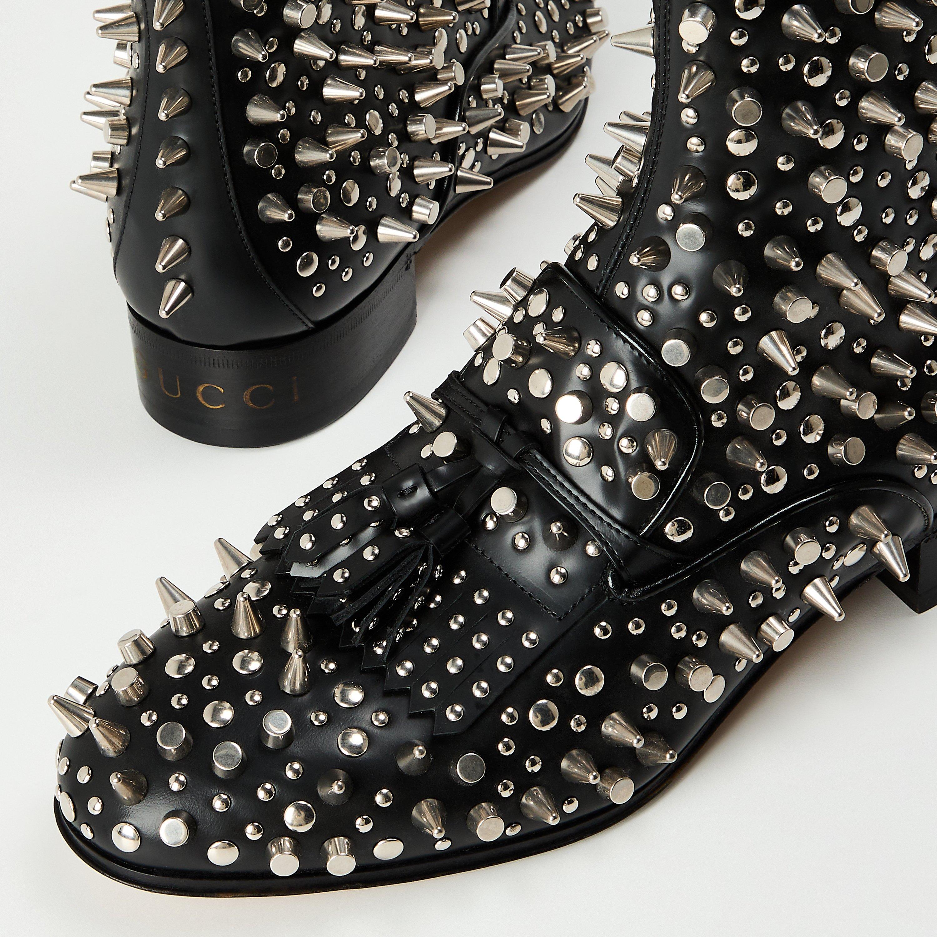 Black/Nero - Gucci - Men's Knee High Boots - 3