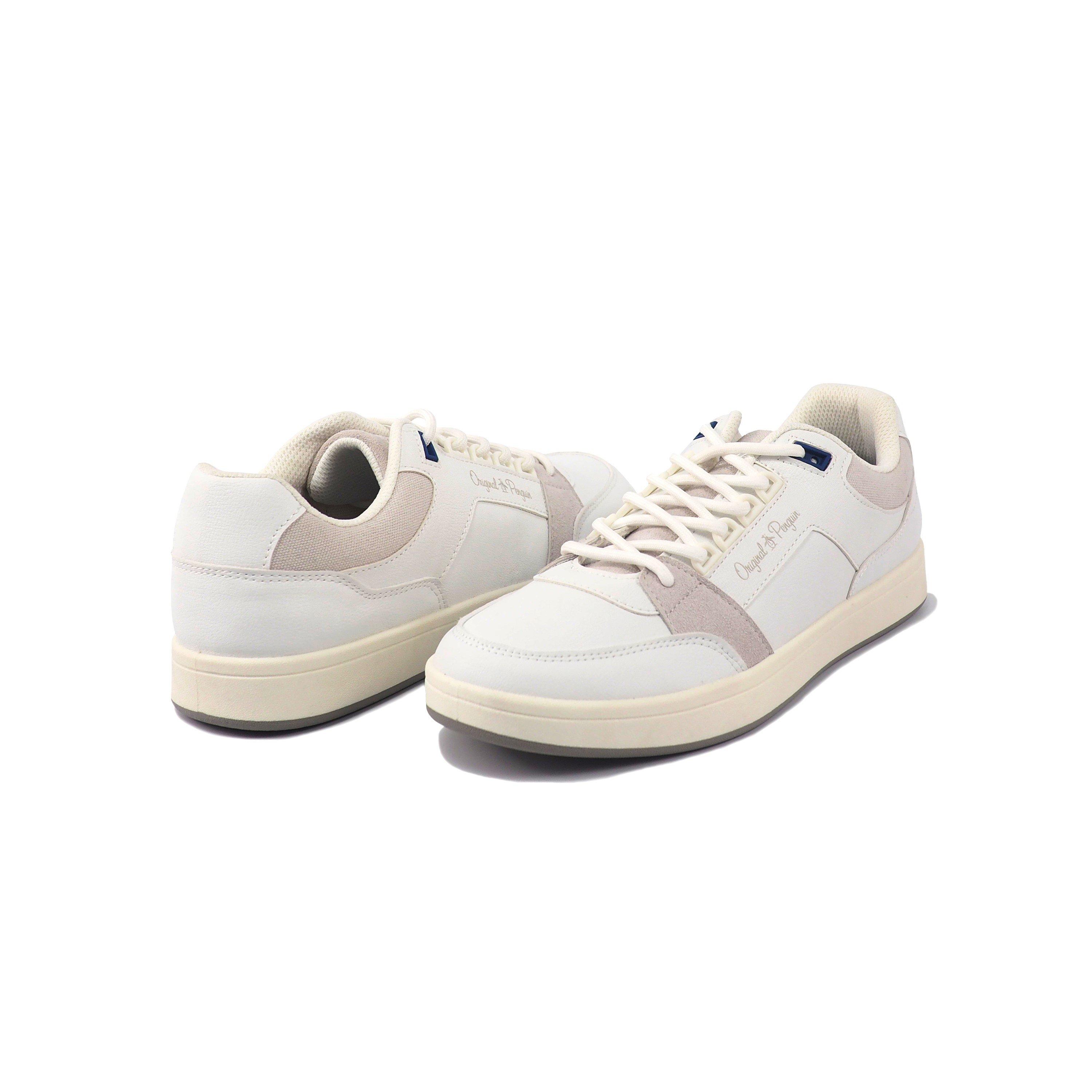 White/Grey - Original Penguin - Status Court Trainers - 2