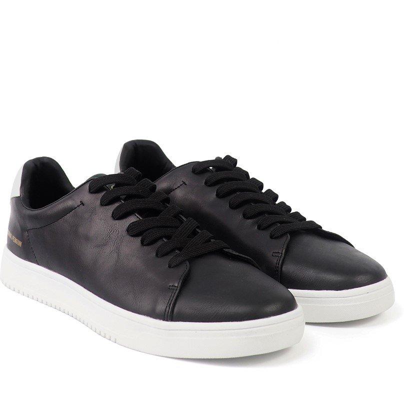 Black W/ White - Original Penguin - Enterprise Court Trainers - 4