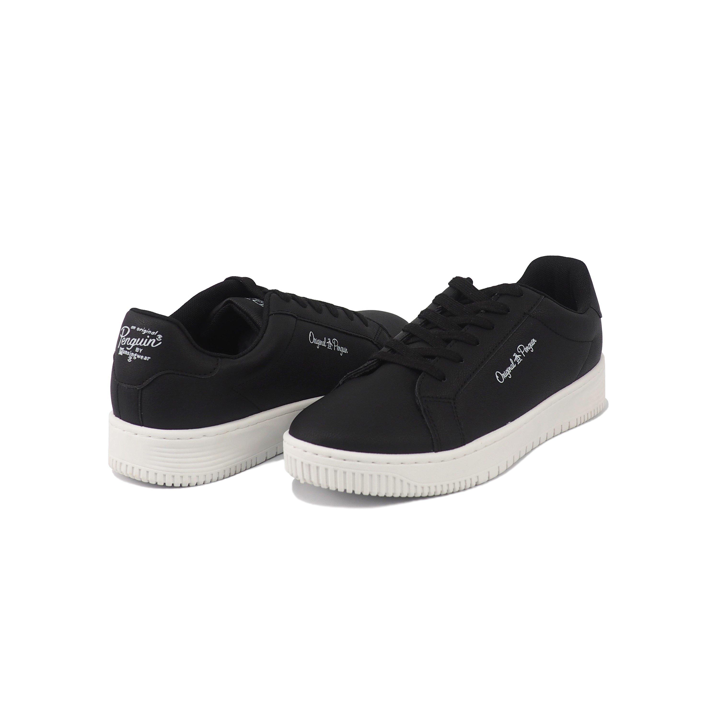 Black W/ White - Original Penguin - Selwyn Court Trainers - 2