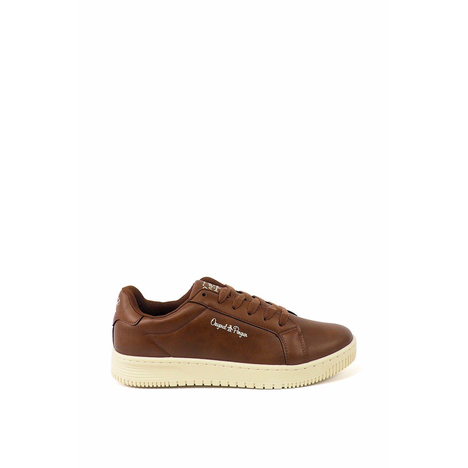 Tan - Original Penguin - Men's Selwyn Court Trainers - 1