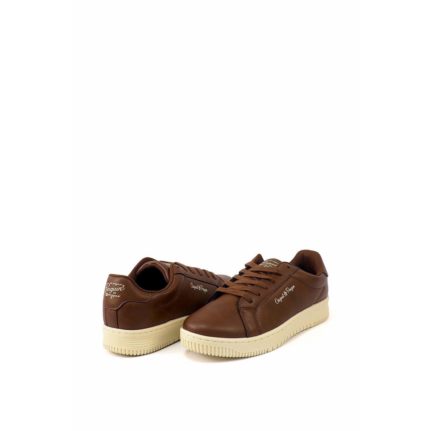 Tan - Original Penguin - Men's Selwyn Court Trainers - 2