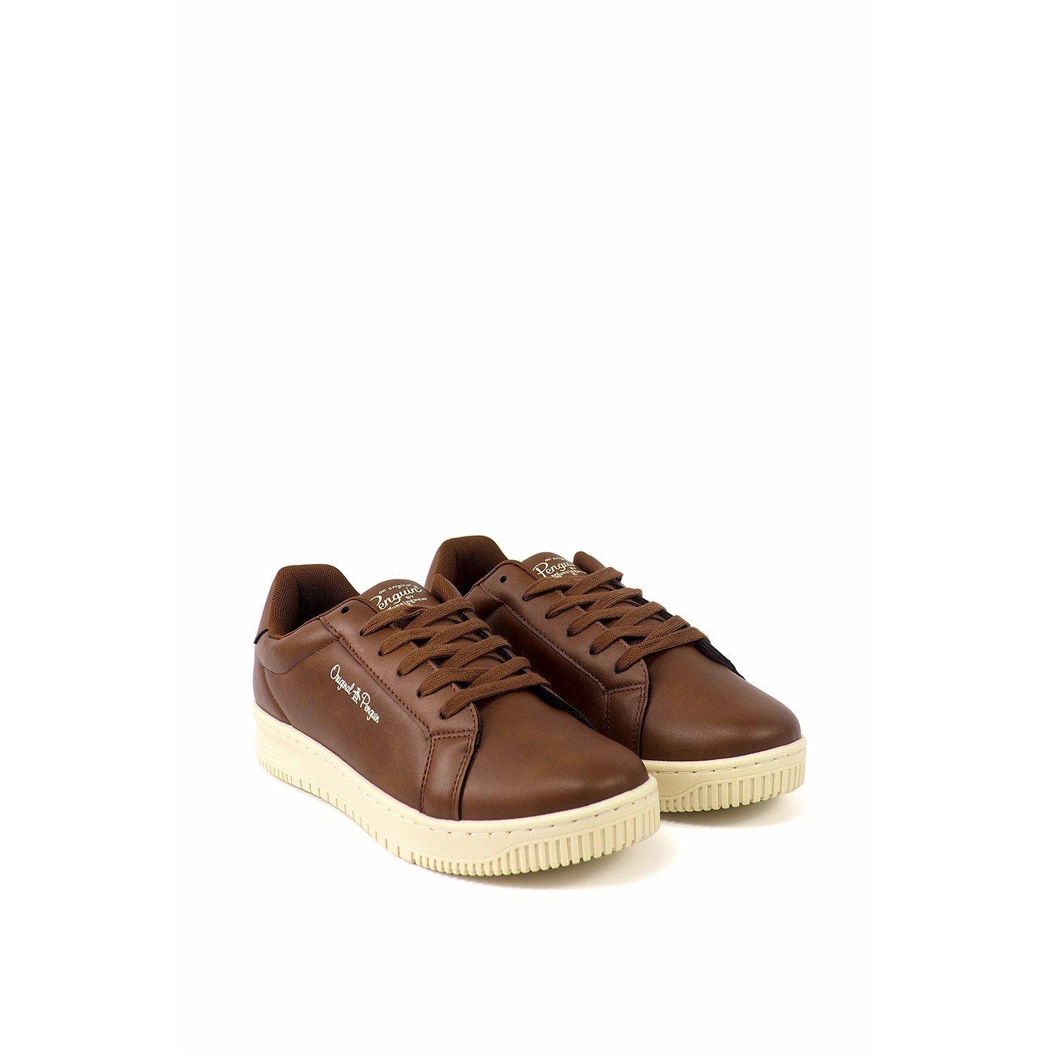 Tan - Original Penguin - Men's Selwyn Court Trainers - 4