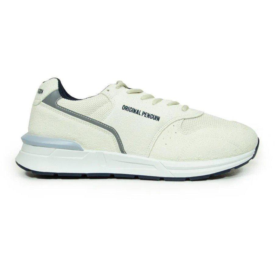 Off White - Original Penguin - Men's Hustle Court Trainers - 1