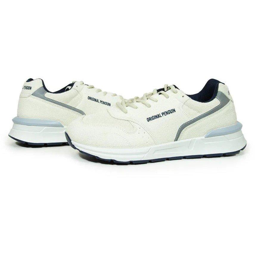 Off White - Original Penguin - Hustle Court Trainers - 2