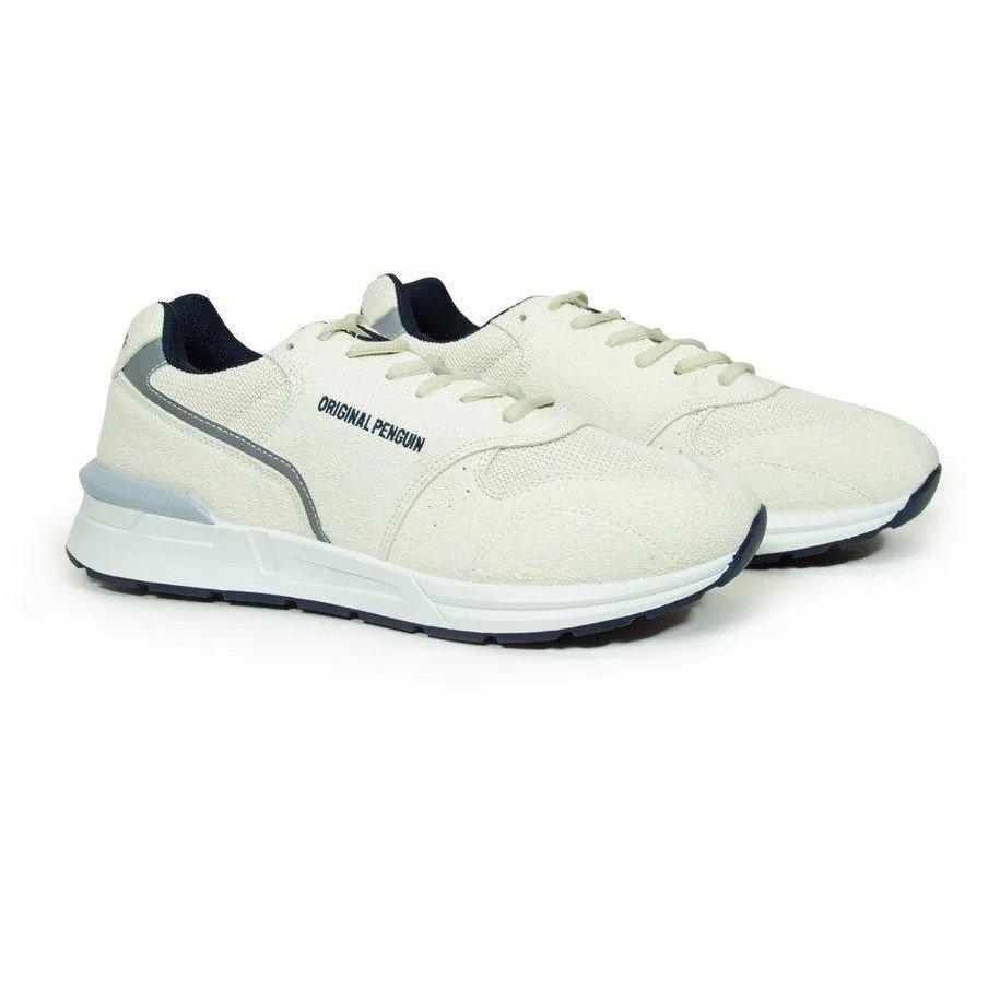 Off White - Original Penguin - Hustle Court Trainers - 4