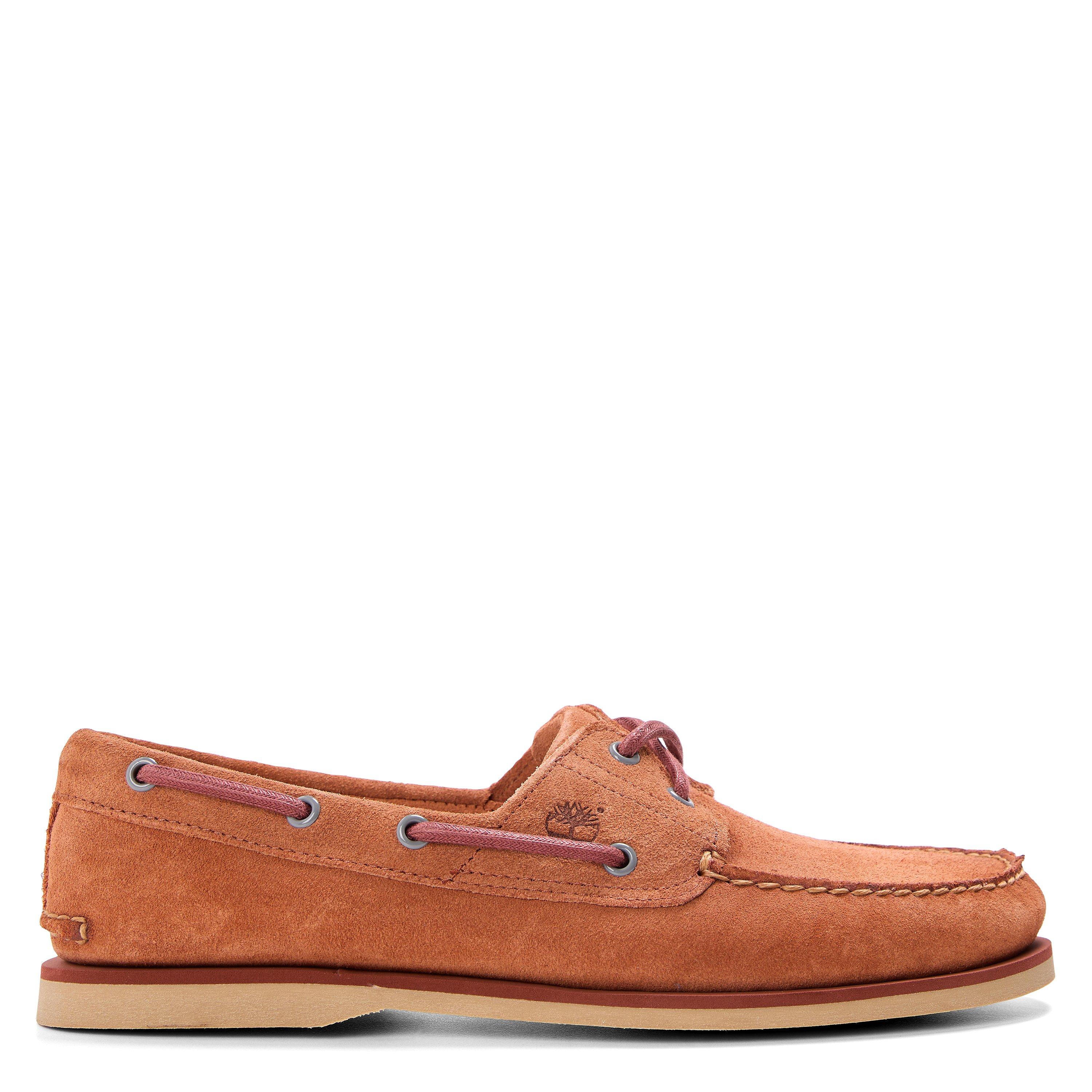 Timberland Men's Boat Shoes - Rust Suede - 6.5 (40)