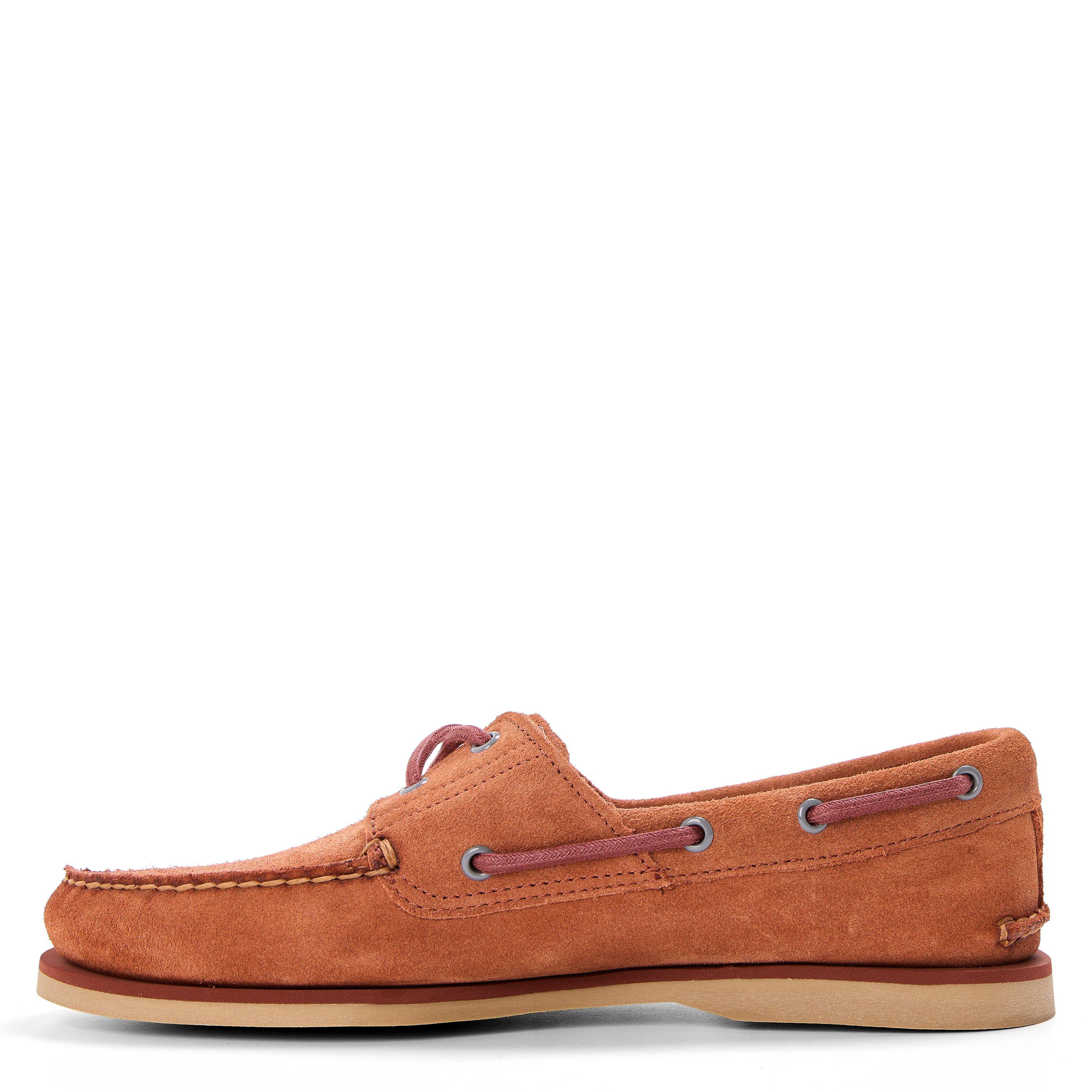 Rust Suede - Timberland - Classic Boat Shoe Lt Green Sue - 2