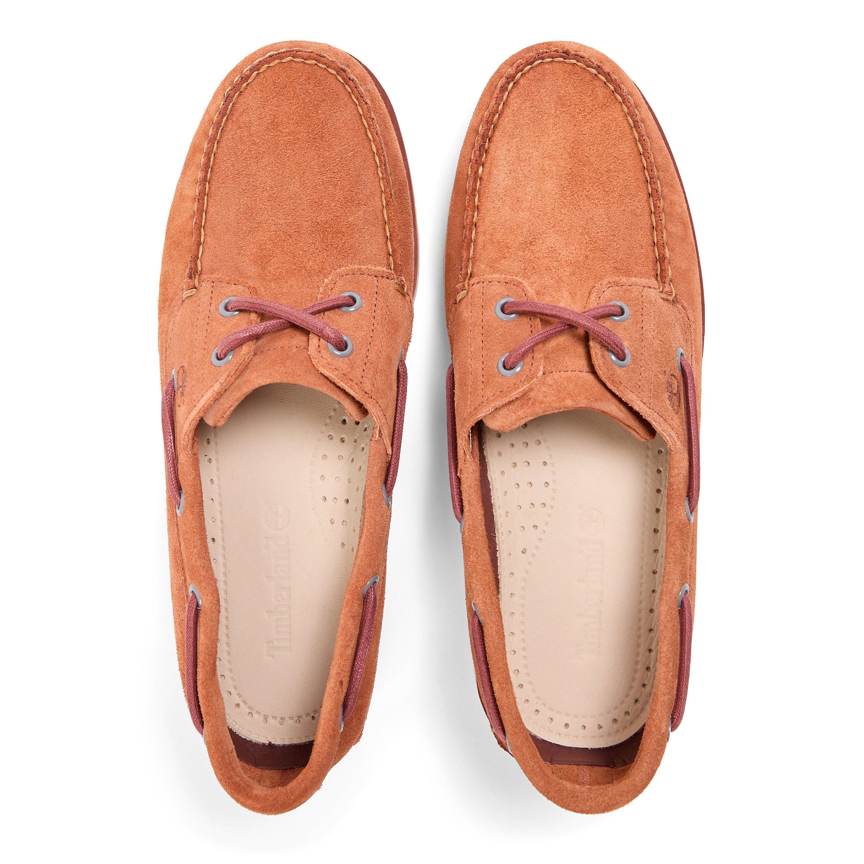 Rust Suede - Timberland - Classic Boat Shoe Lt Green Sue - 3