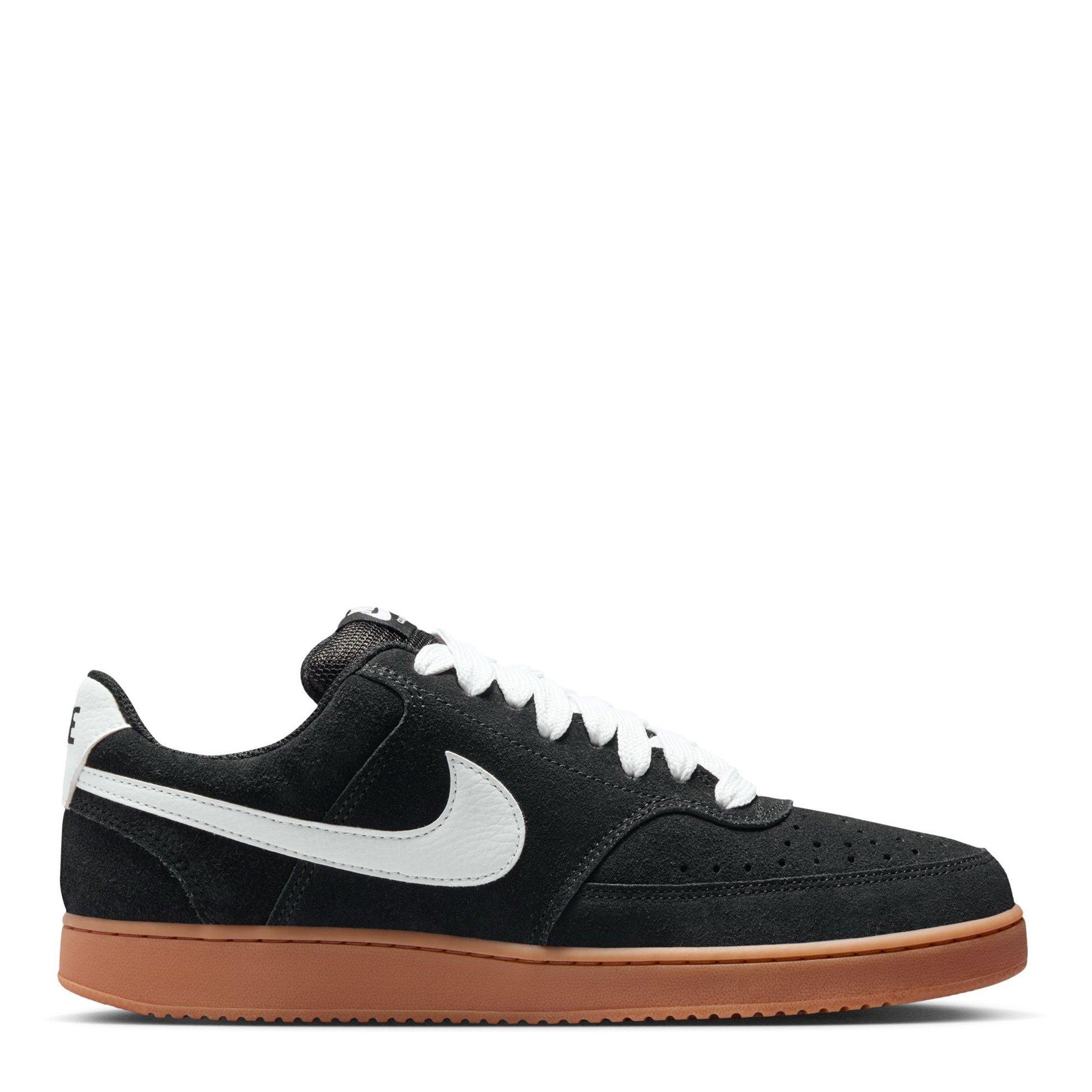 Nike Men's Low-Top Trainers - Blk/Wht/Gum - 7 (41)