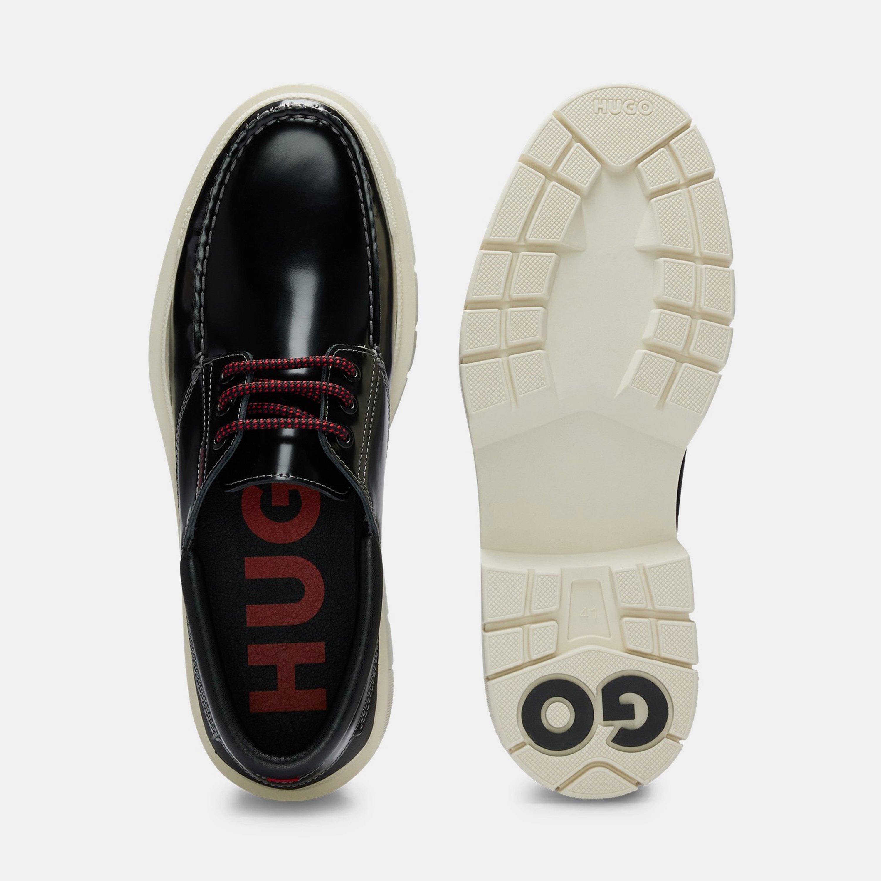 Black - Hugo - Men's Denzel Boat Loafers - 3