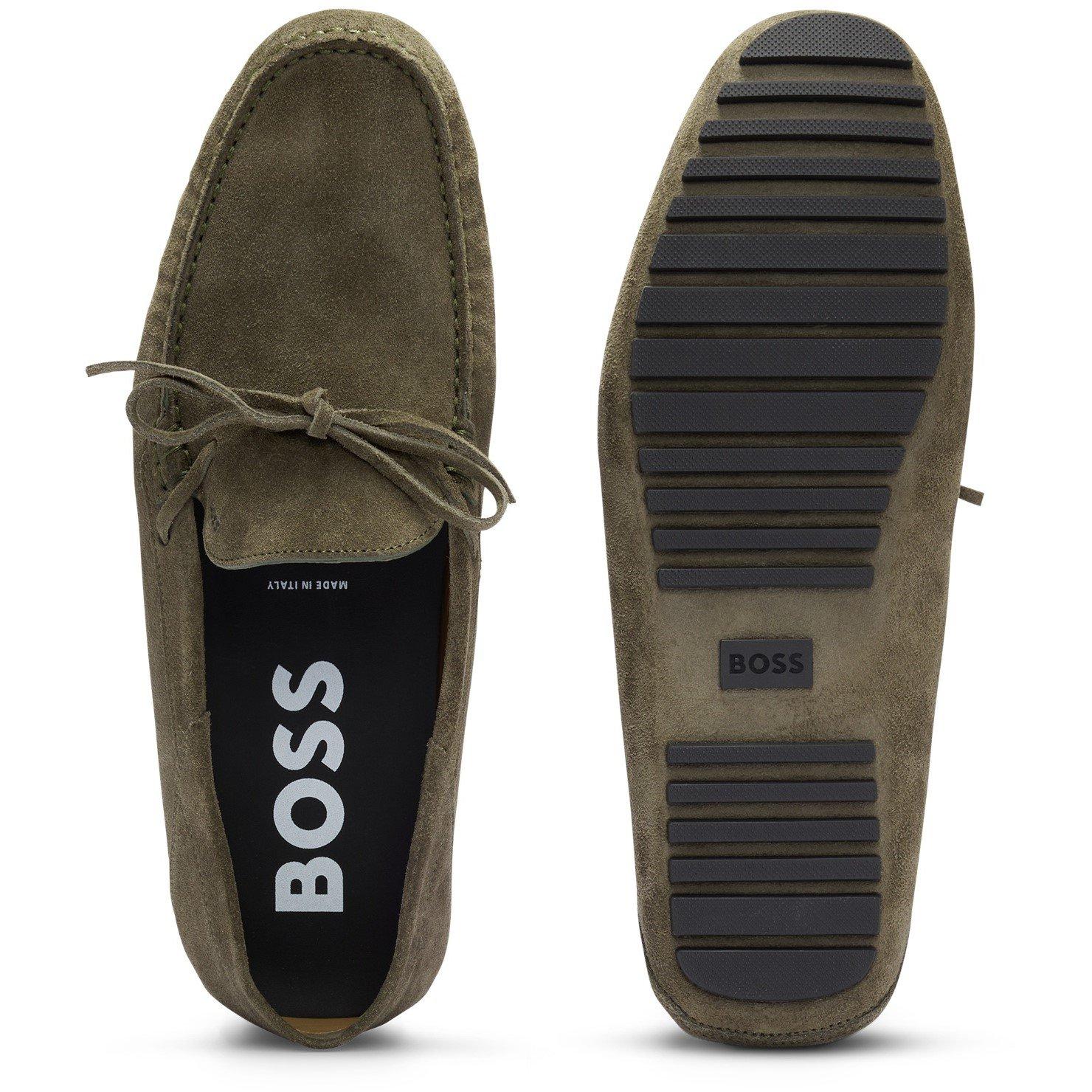 Open Green - Boss - Men's Driver Mocc Loafers - 4