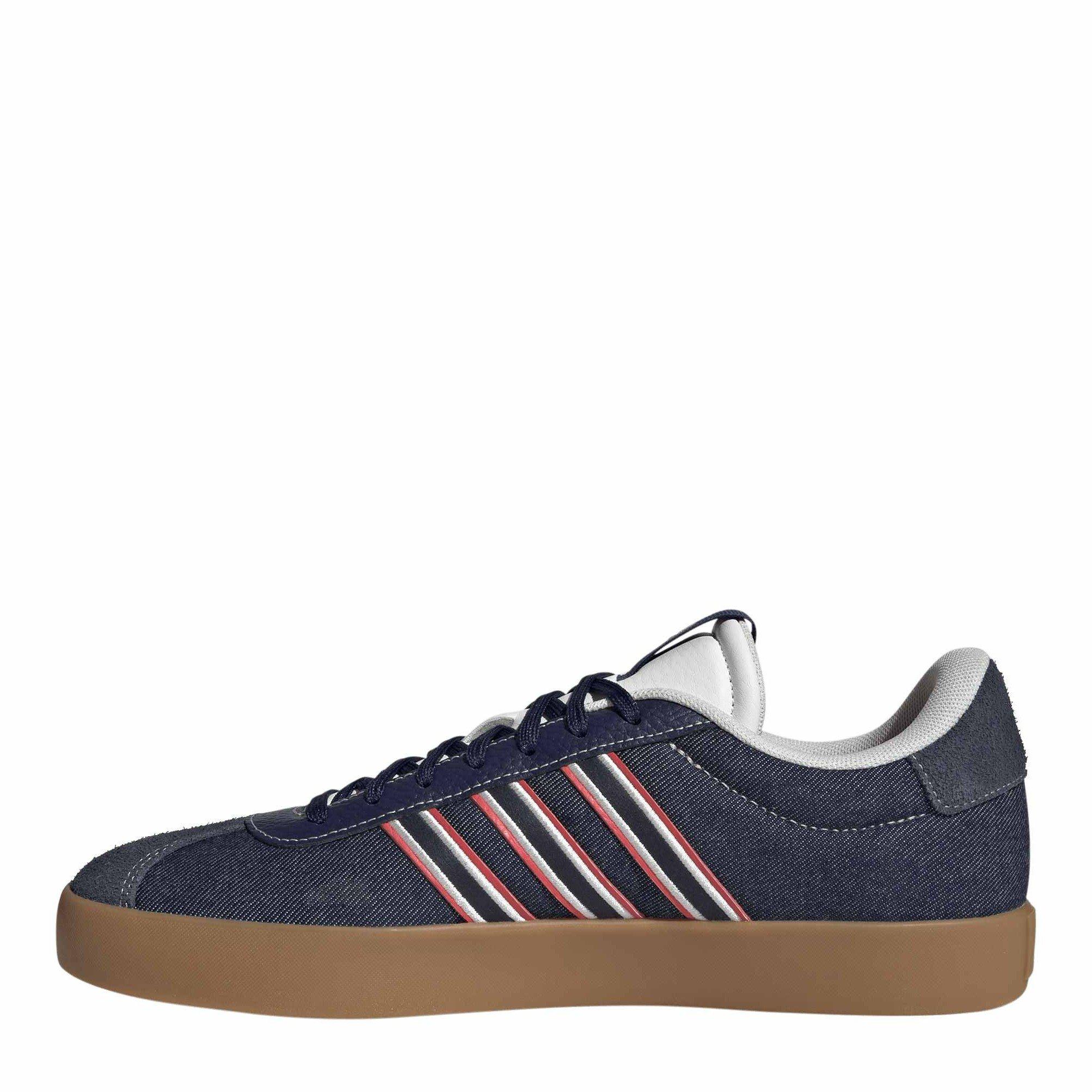 Mørkeblå - adidas - Men's VL Court 3.0 Low-Top Trainers - 2
