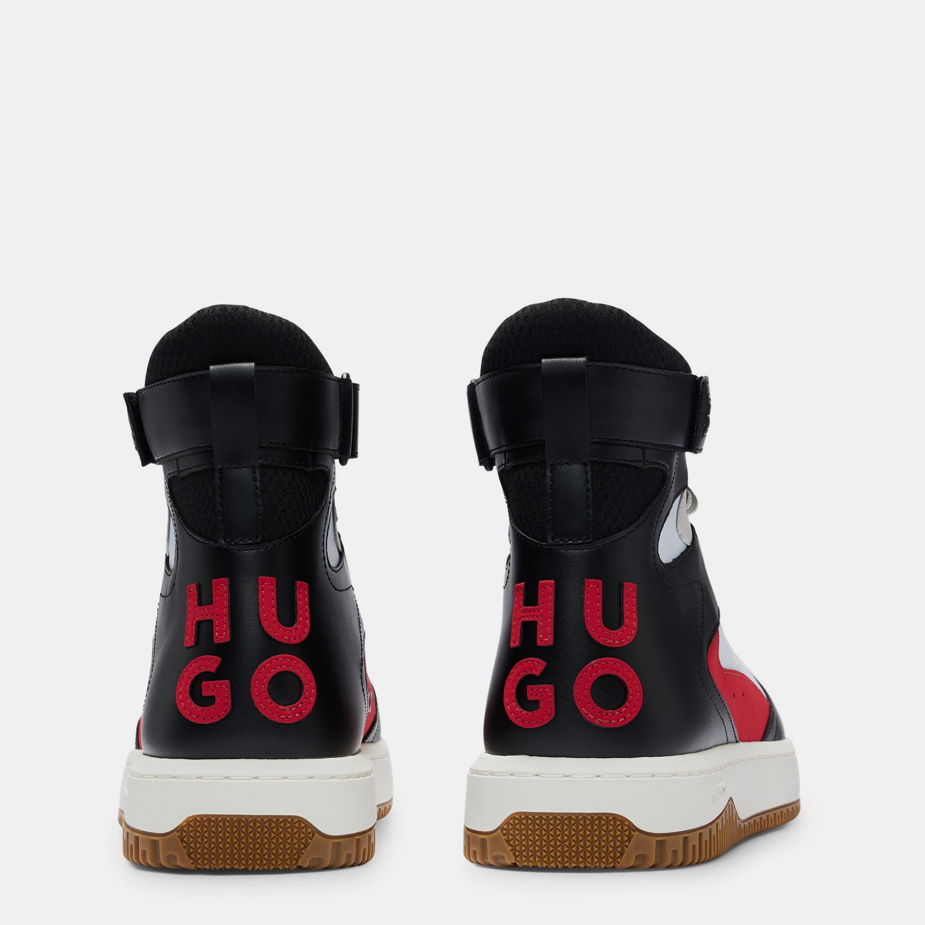 Charcoal - Hugo - Men's Kilian Hito Flmx Court Trainers - 4