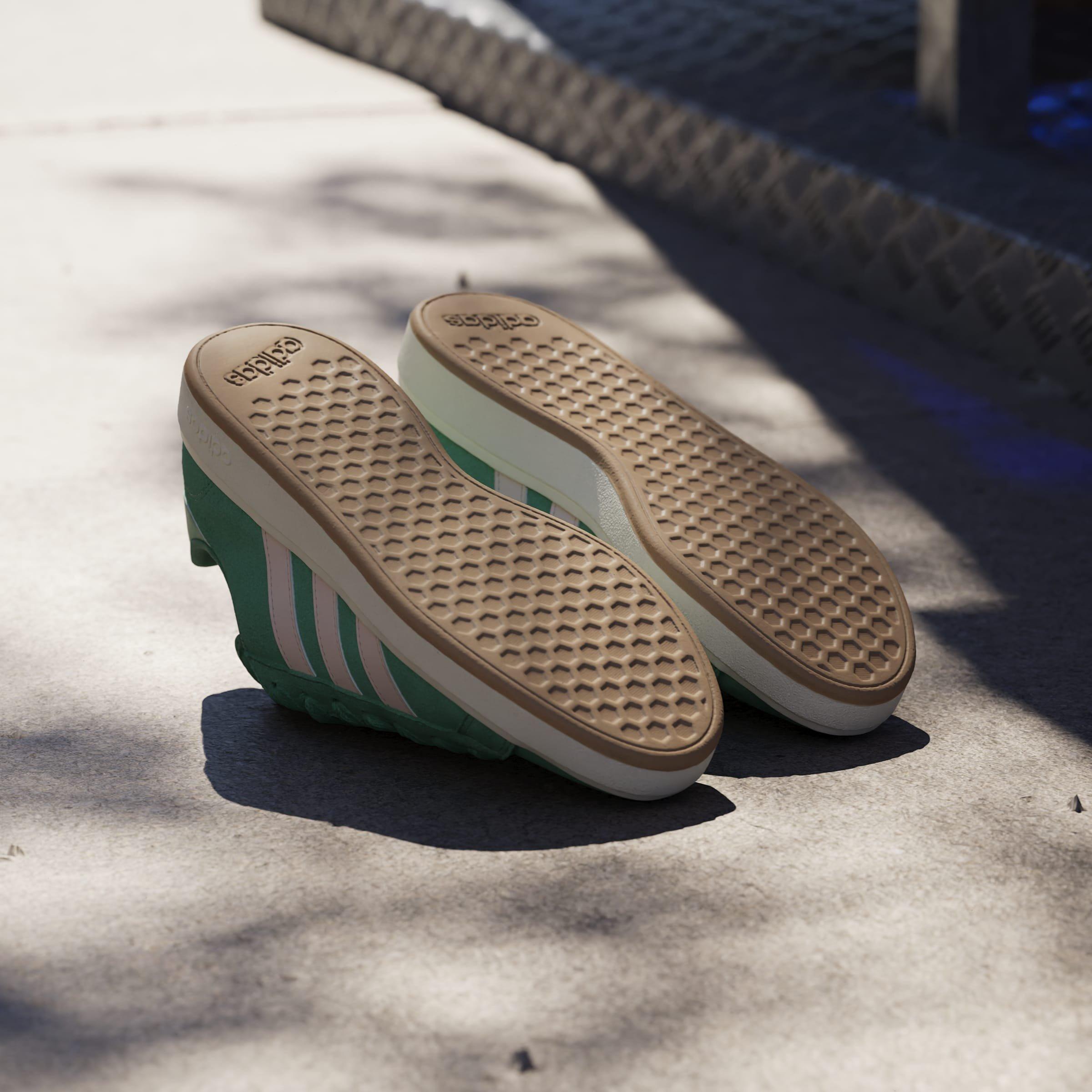 Court Green - adidas - Women's Grand Court Base 00s Low-Top Trainers - 11