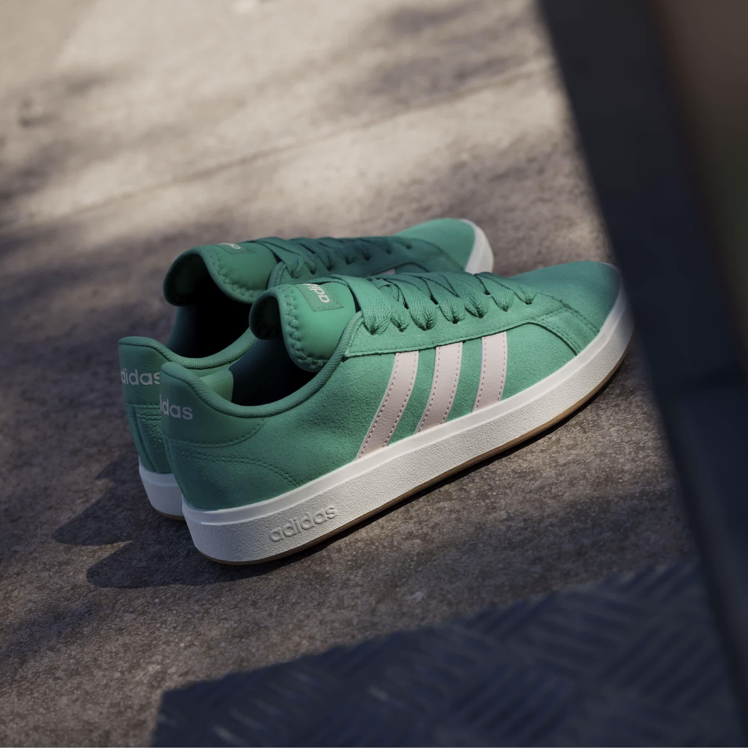 Court Green - adidas - Women's Grand Court Base 00s Low-Top Trainers - 13