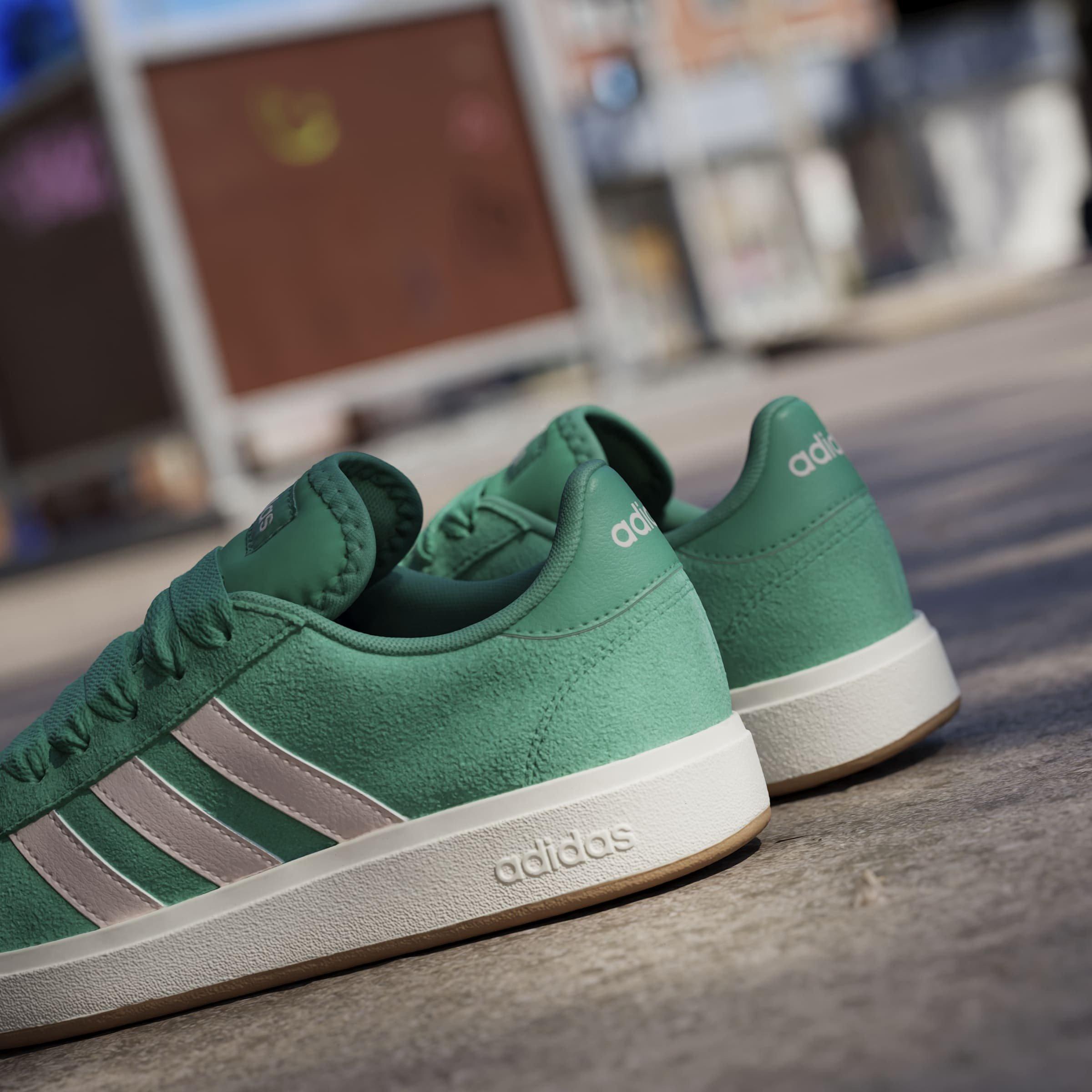 Court Green - adidas - Women's Grand Court Base 00s Low-Top Trainers - 16