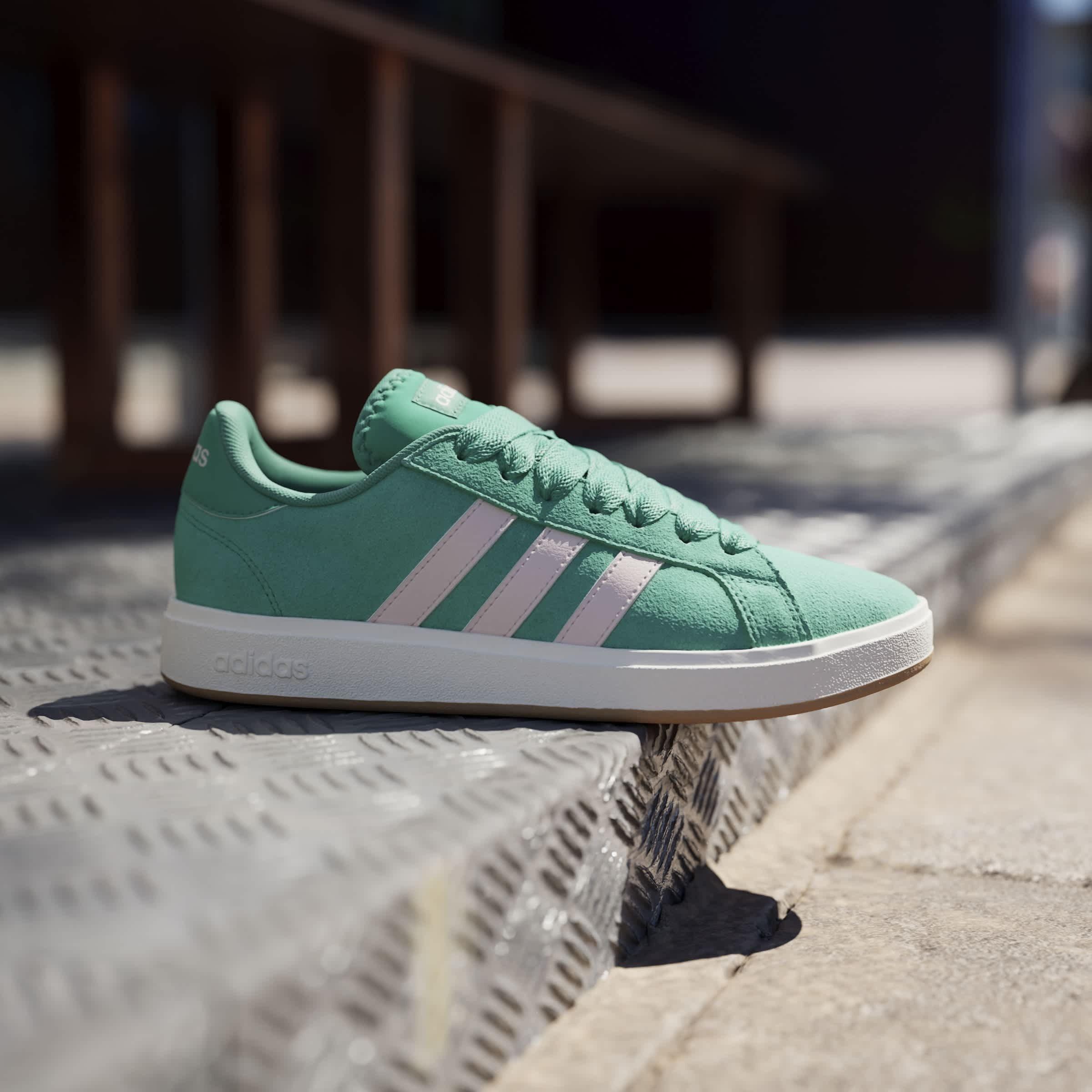 Court Green - adidas - Women's Grand Court Base 00s Low-Top Trainers - 10