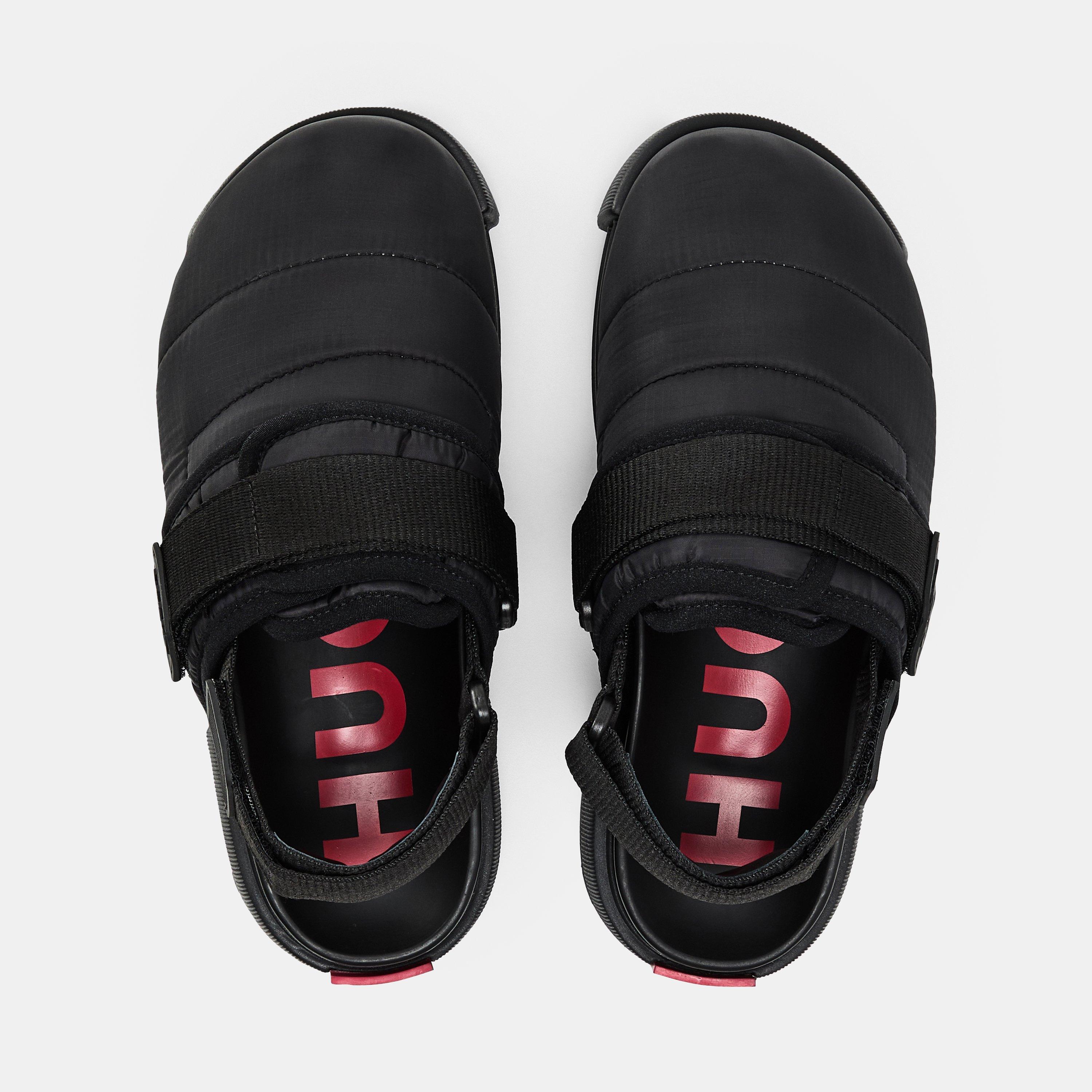 Black - Hugo - Men's Delmar Sand Flatform Sandals - 4