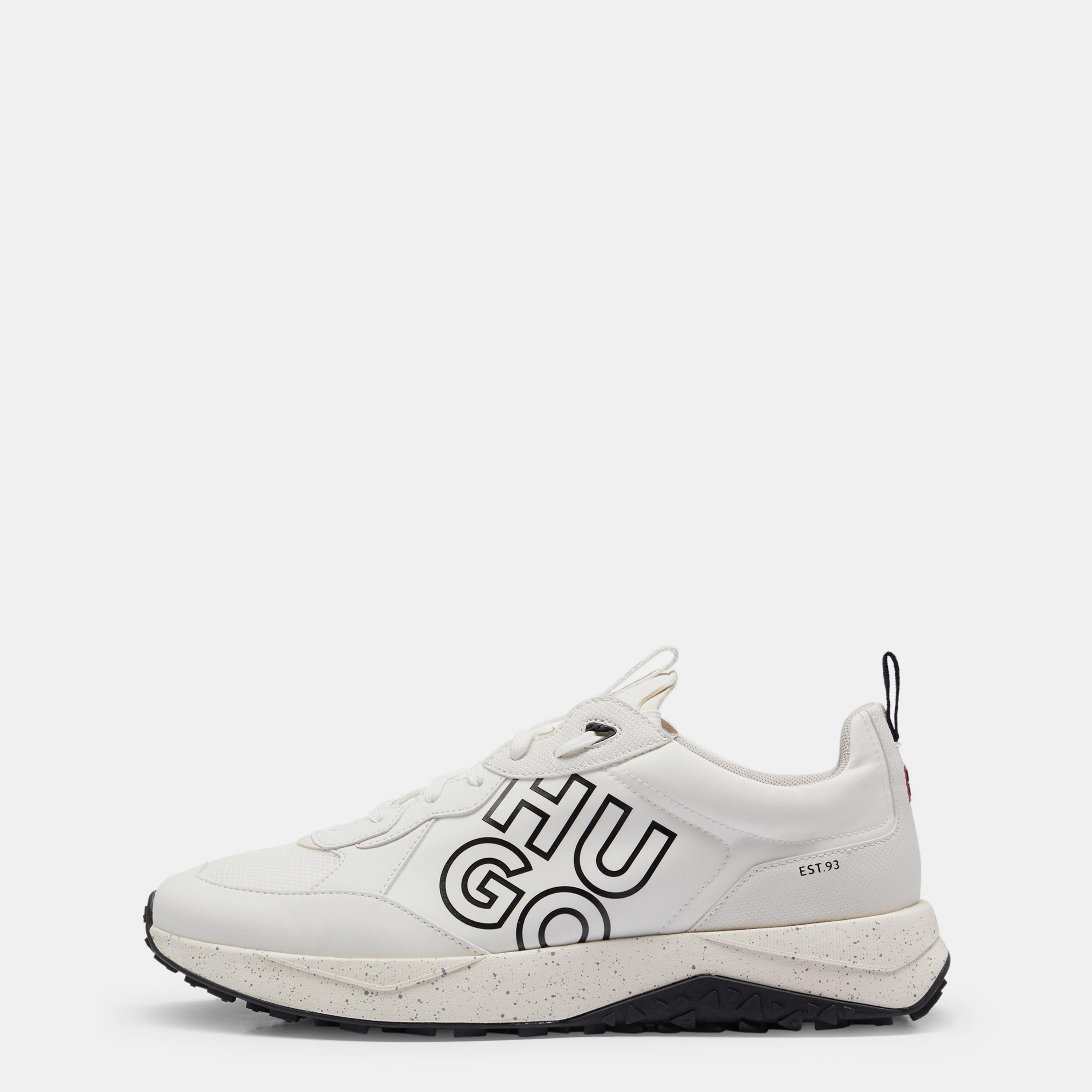 White - Hugo - Men's Kane Court Trainers - 2