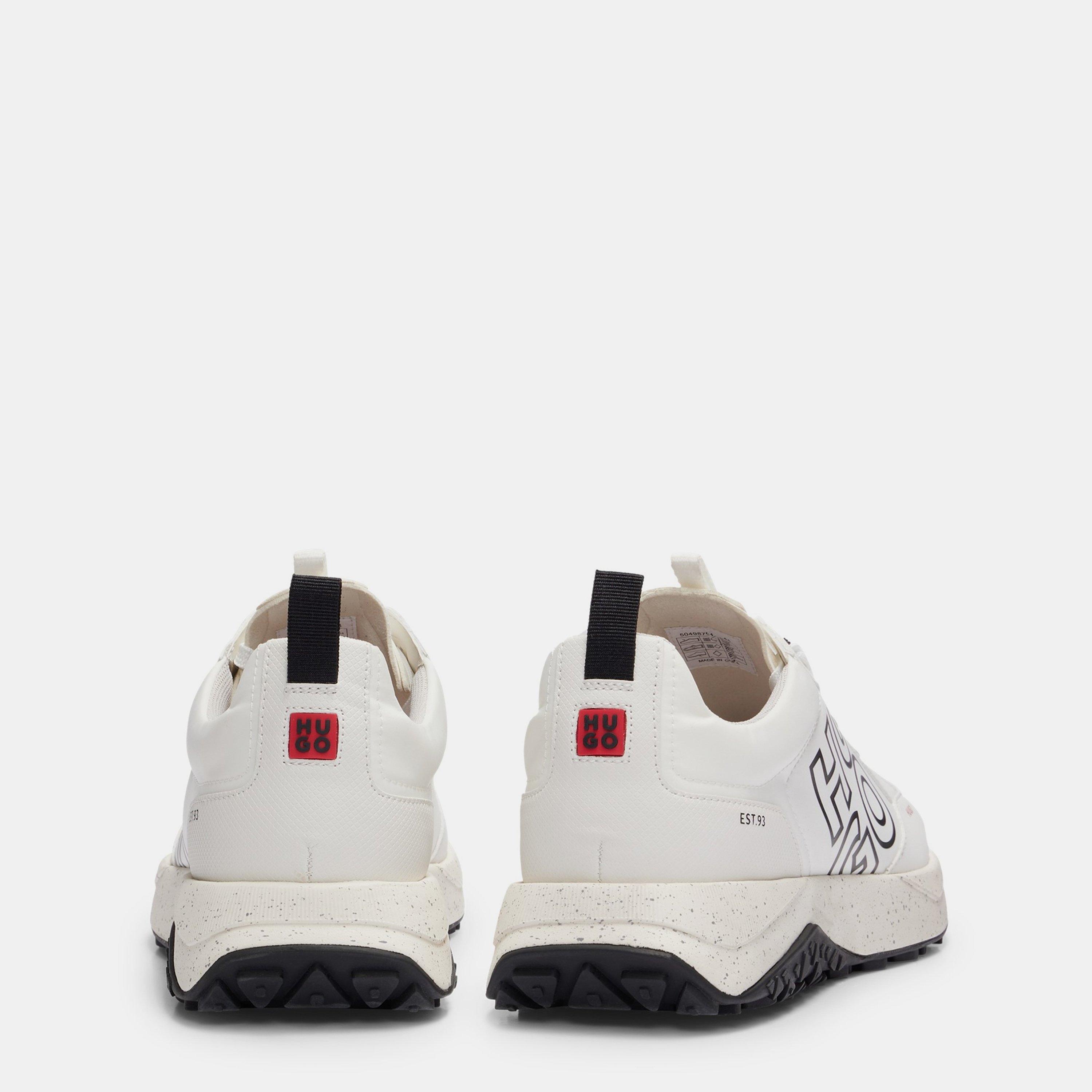 White - Hugo - Men's Kane Court Trainers - 4