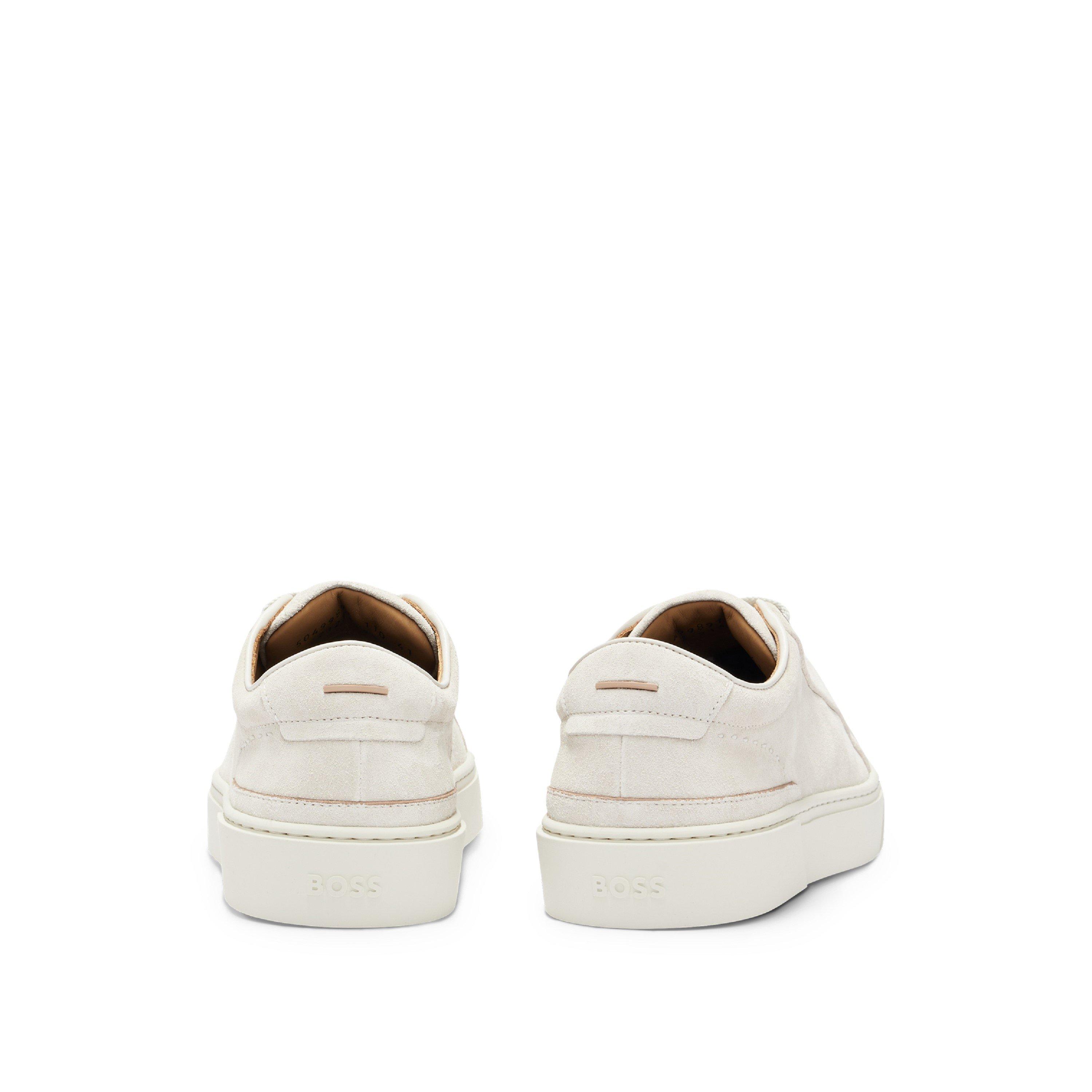 White - Boss - Men's Gary Tenn Court Trainers - 3