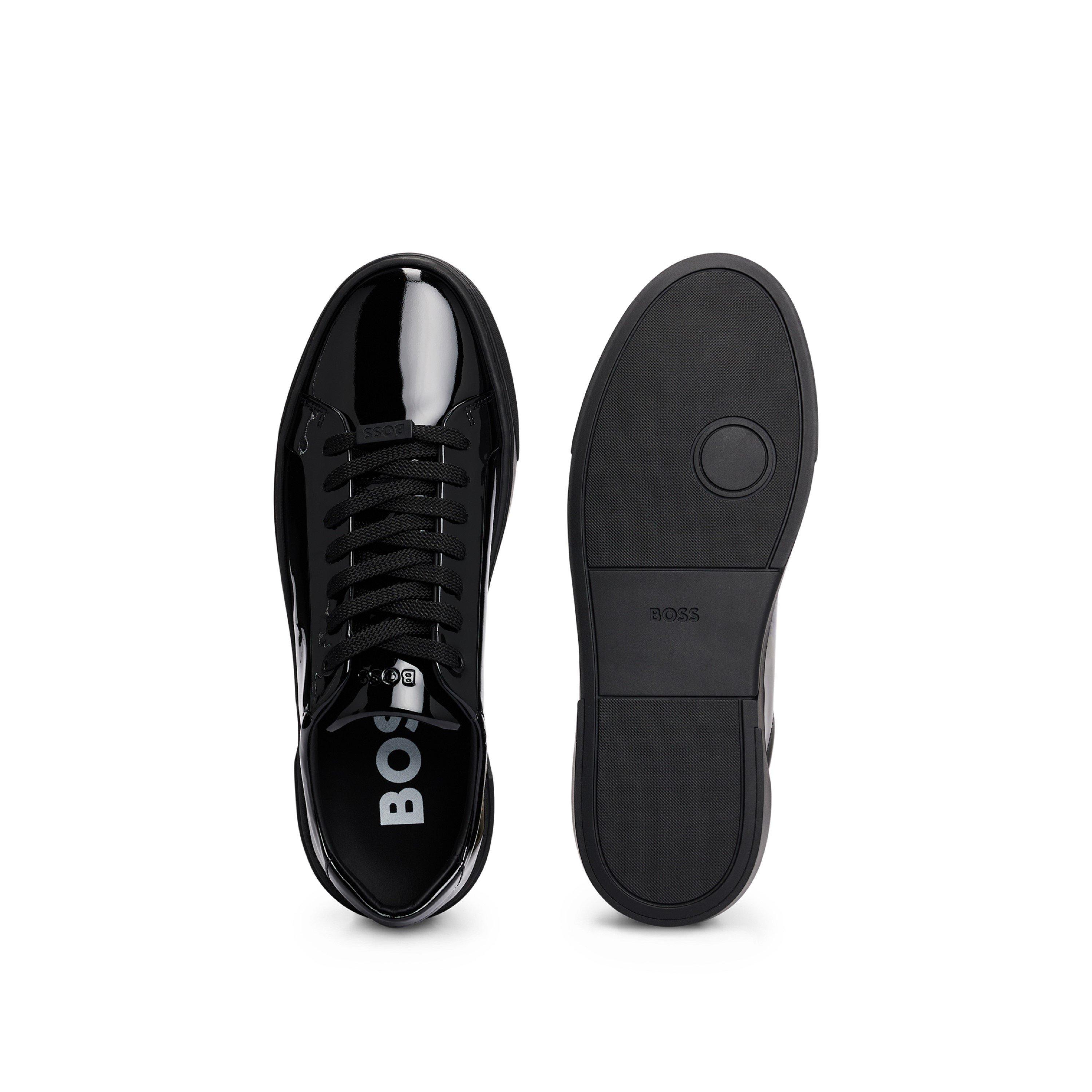 Black - Boss - Men's Gary Tenn Court Trainers - 3