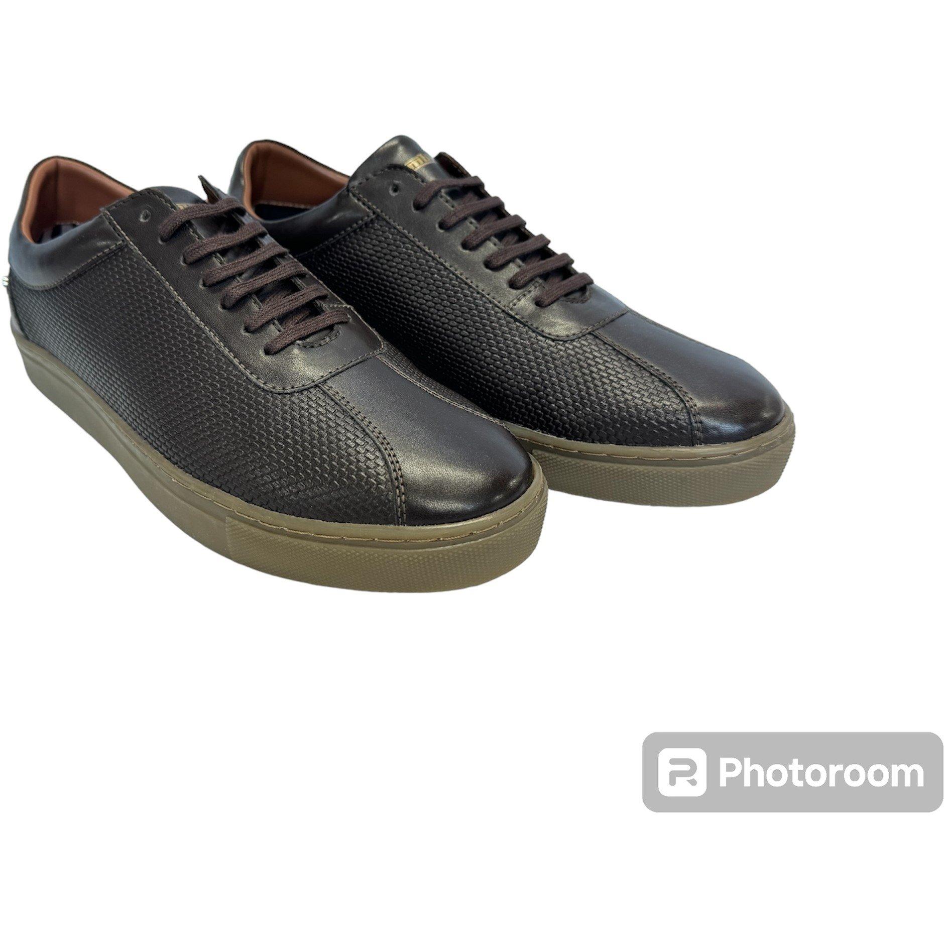 Chocolate - Lambretta - Polter Court Trainers - 2
