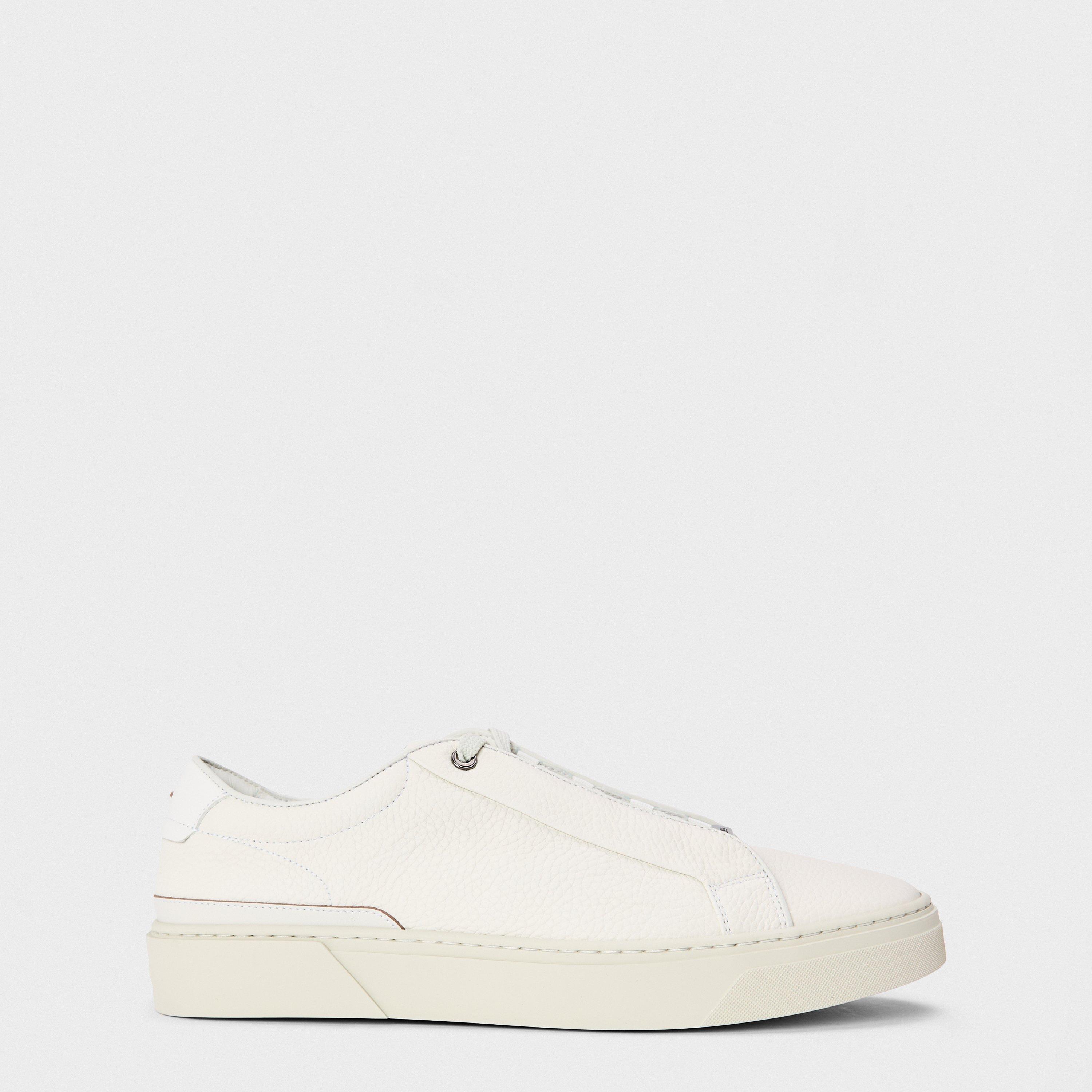 Open White - Boss - Men's Gary Tenn Grlt Hd Court Trainers - 1