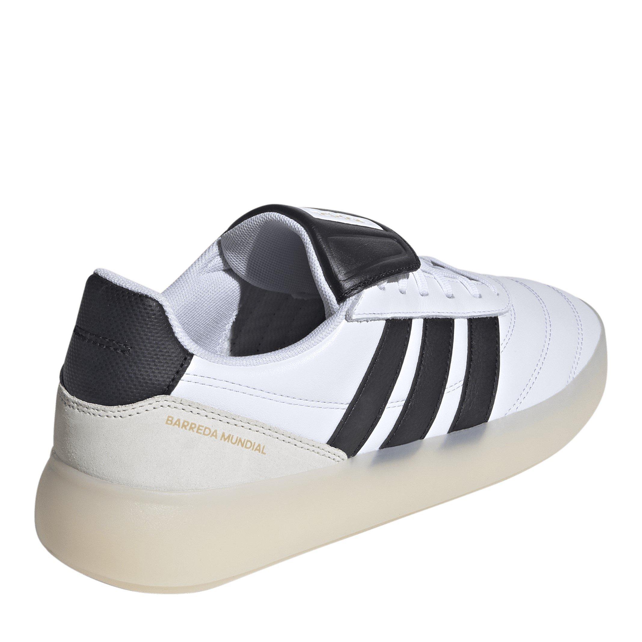 White/Black - adidas - Barreda Mundial Trainers - 4