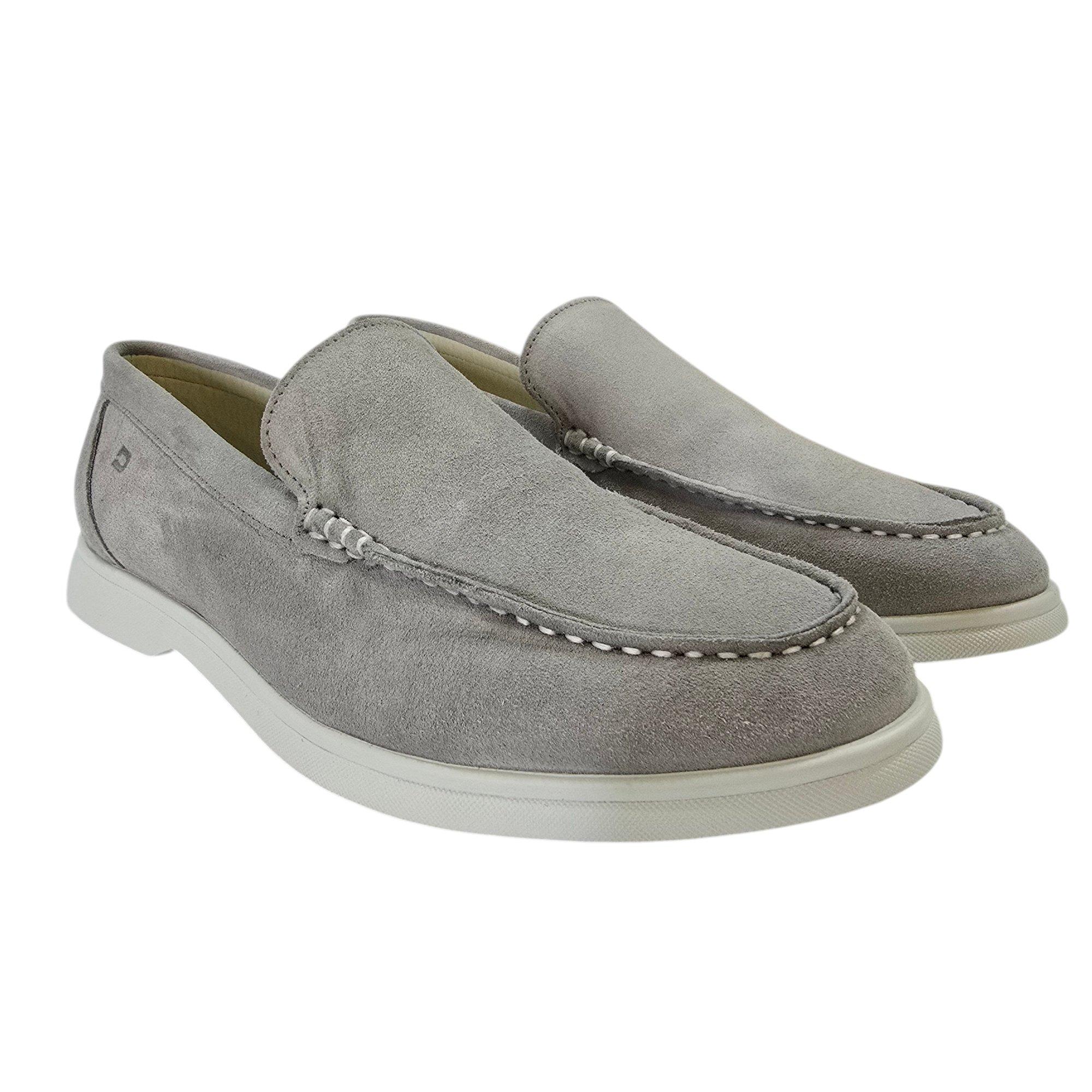 Grey - Deakins - Men's Deaks Francis Boat Shoes - 3
