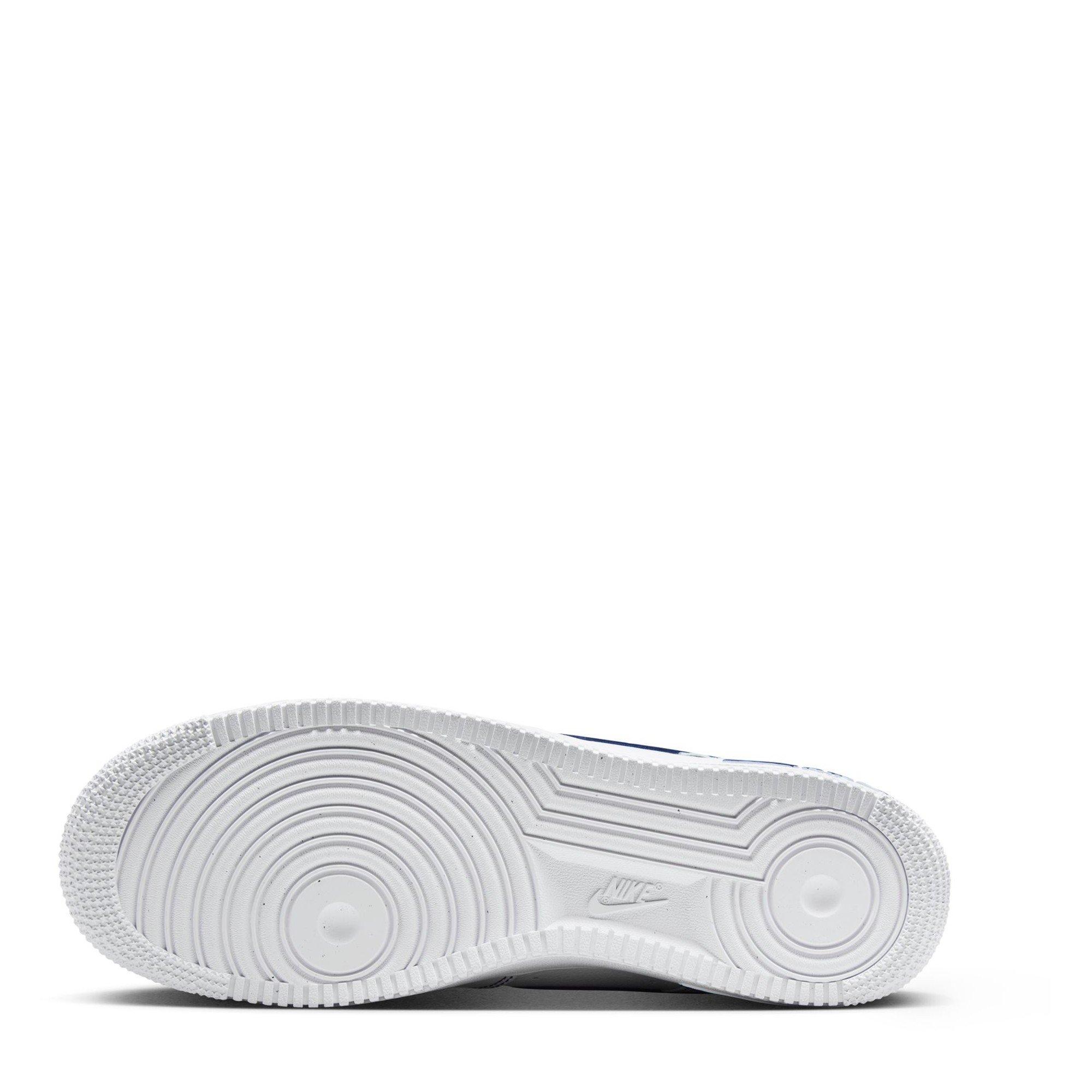 White/Deep Blue - Nike - Mens Air Force 1 07 LV8 Trainers - 6