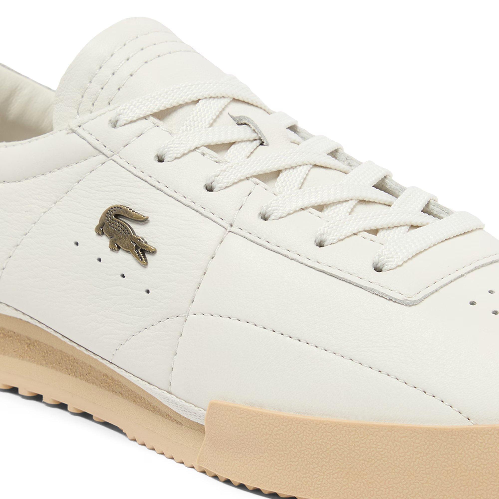 OFF WHT/LT BRW - Lacoste - Mens Aura Leather Sneakers - 6