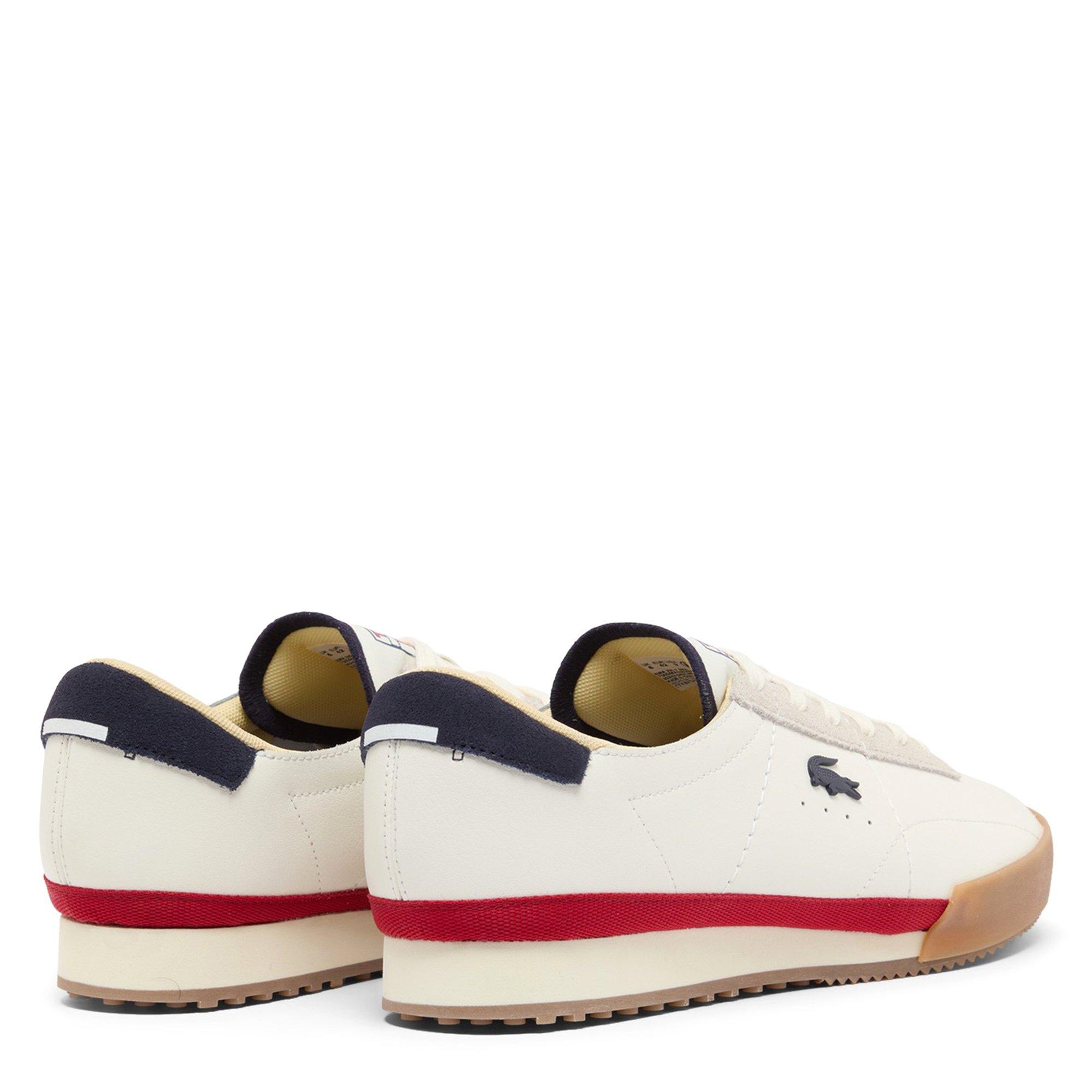 WHT/NVY/RED - Lacoste - Aura Mens Shoes - 3