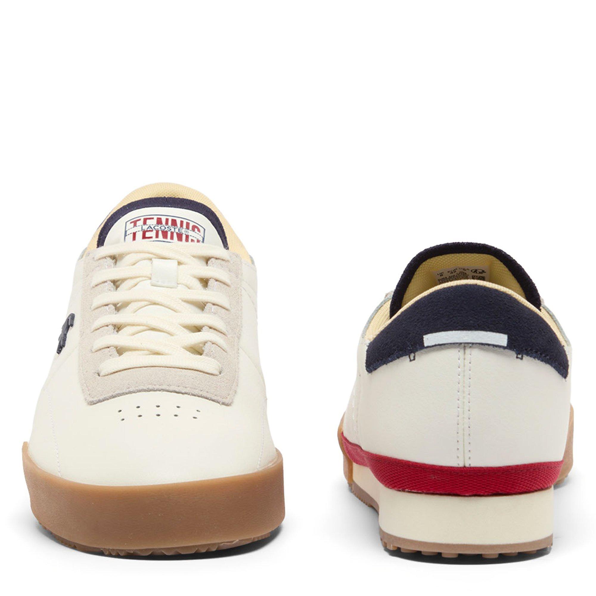 WHT/NVY/RED - Lacoste - Aura Mens Shoes - 4