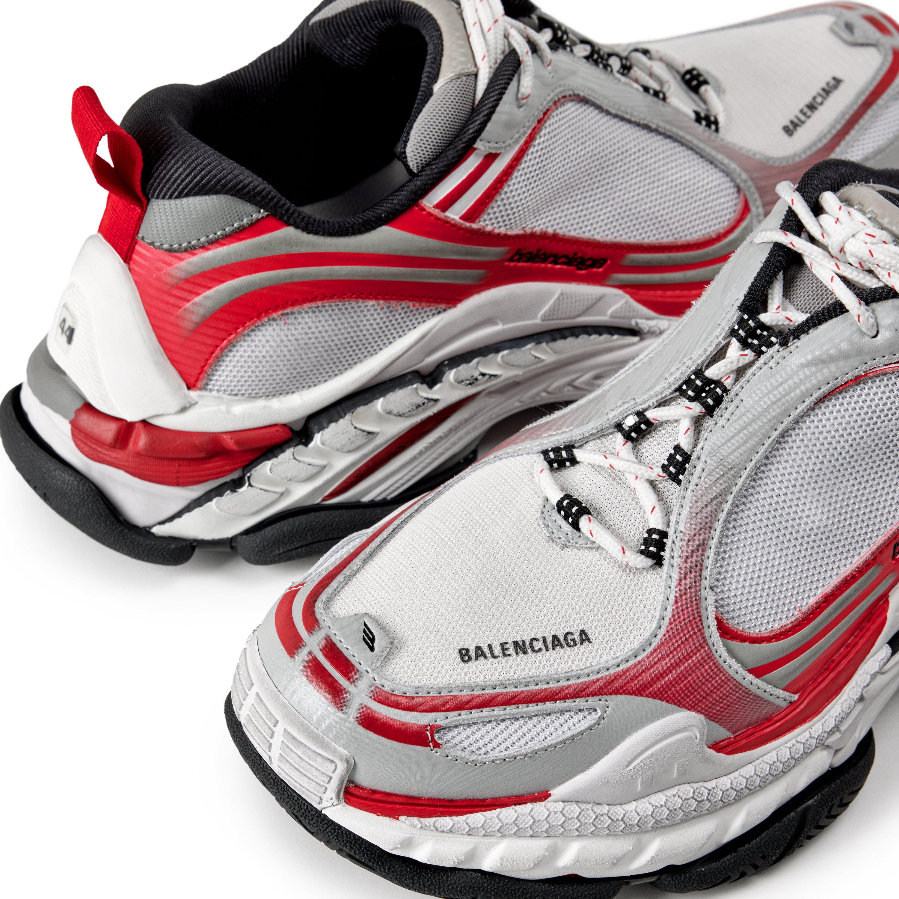 White/Red - Balenciaga - Men's Chunky Trainers - 3