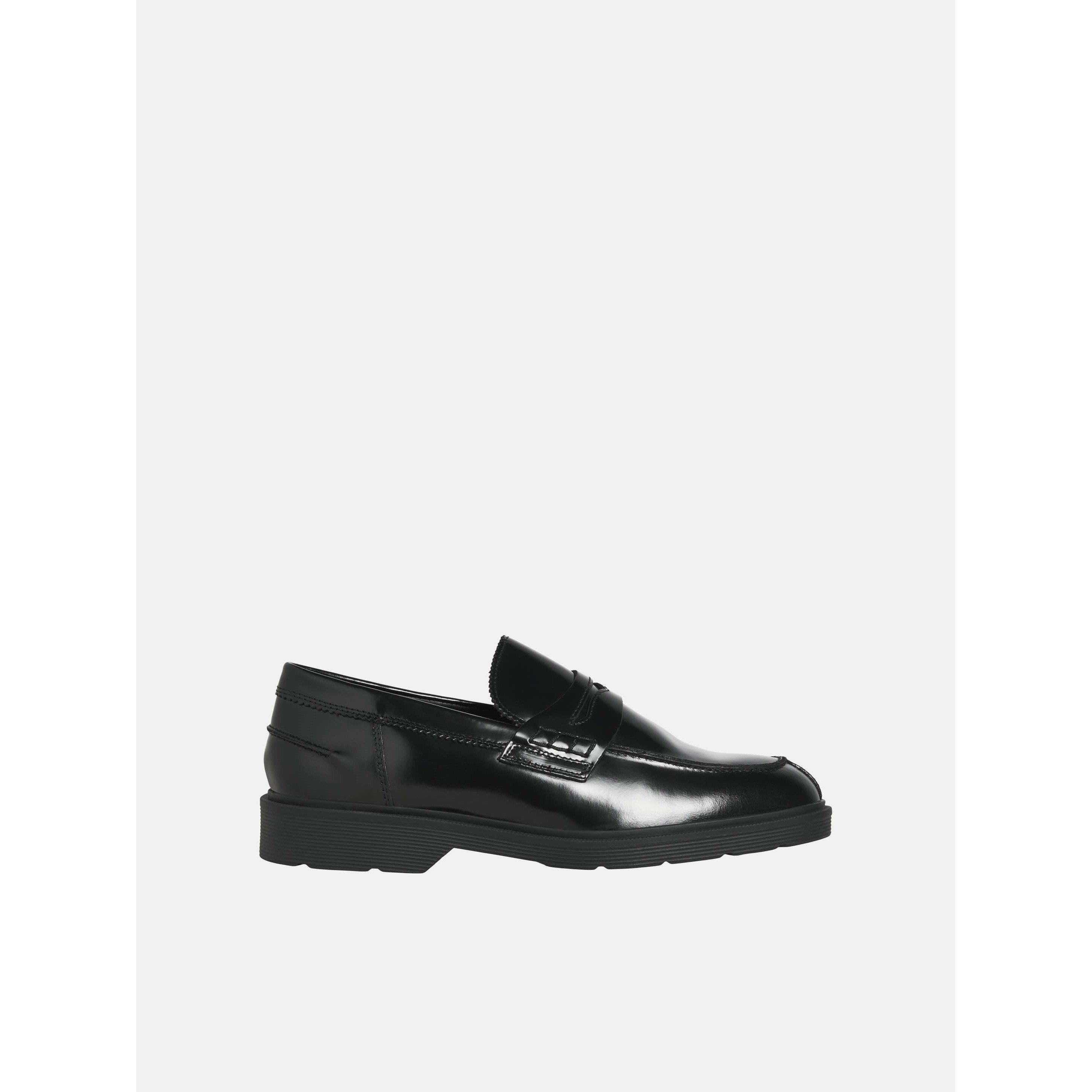 Schwarz - Jack and Jones - Dax Leather Loafers Mens - 1