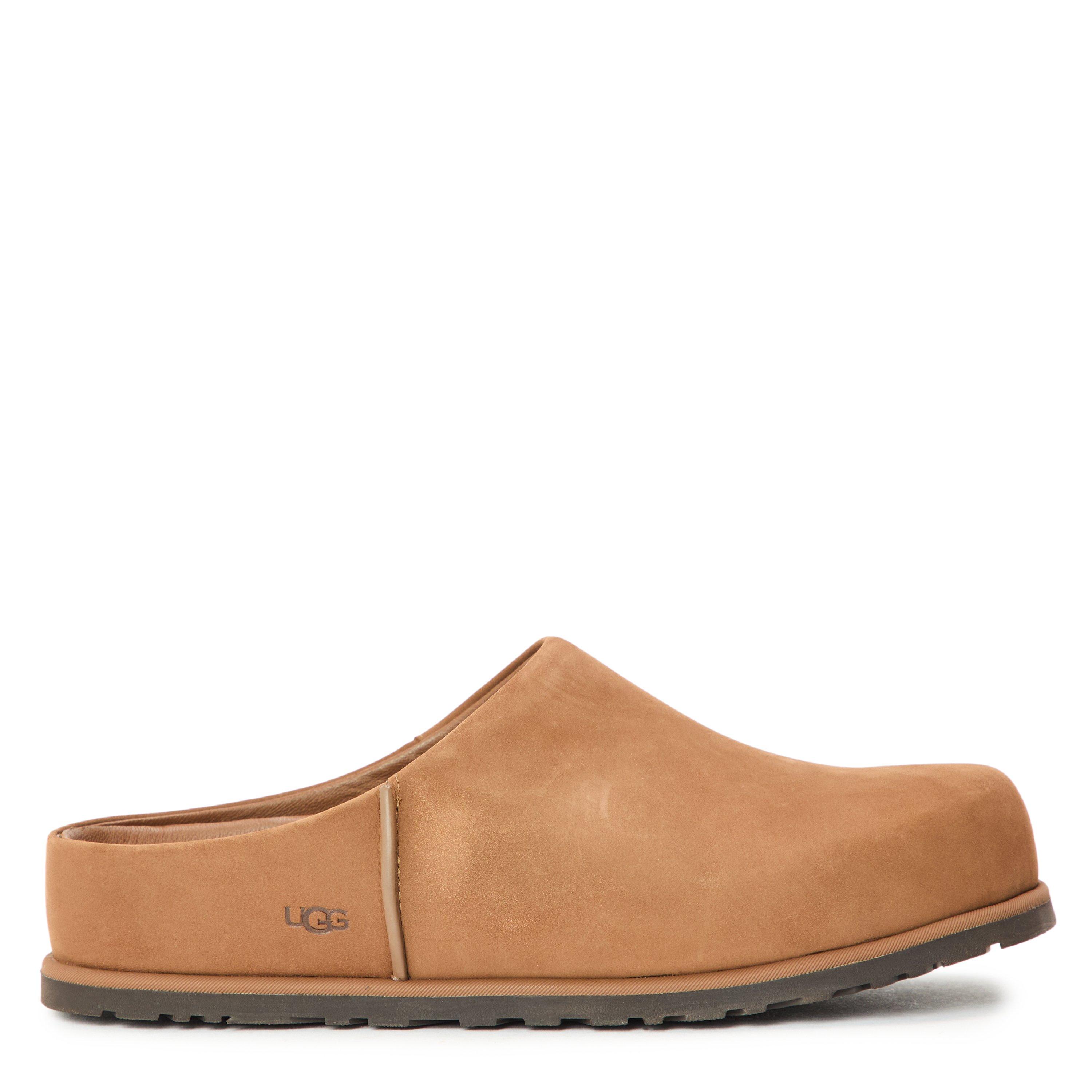 Ugg Men's Flat Mules - Dark Chestnut - Size 9 (43)