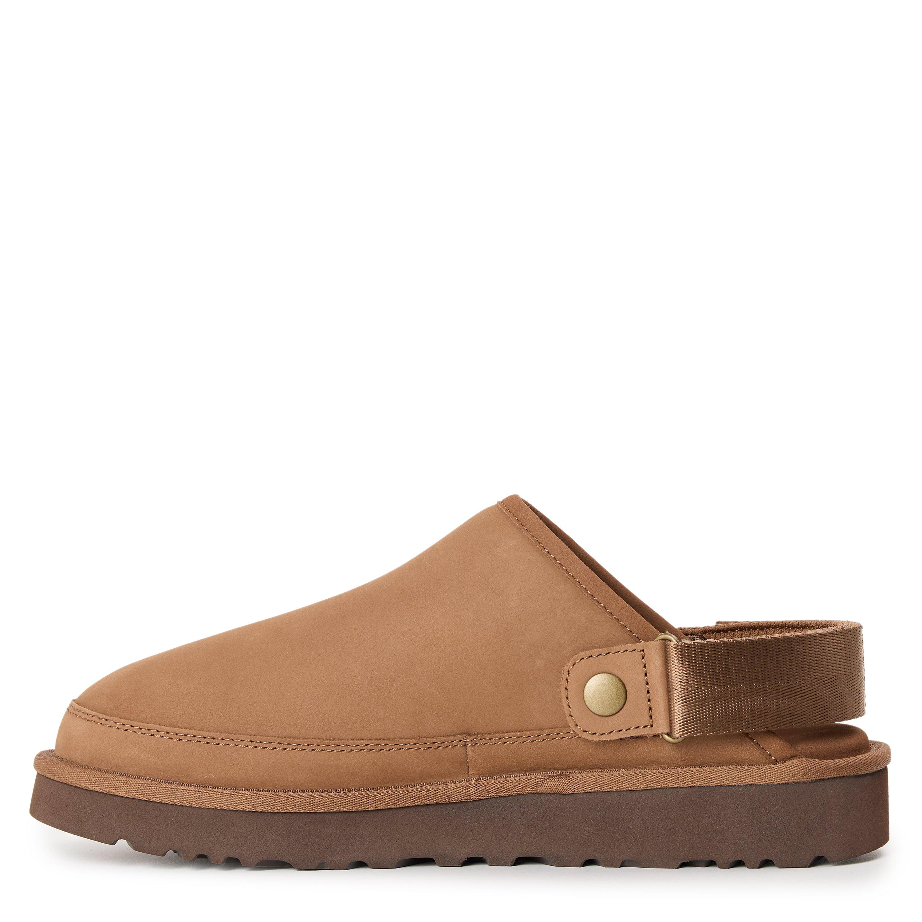 Dark Chestnut - Ugg - Men's Gldncoast Goldencoast Cotton Flat Mules - 2