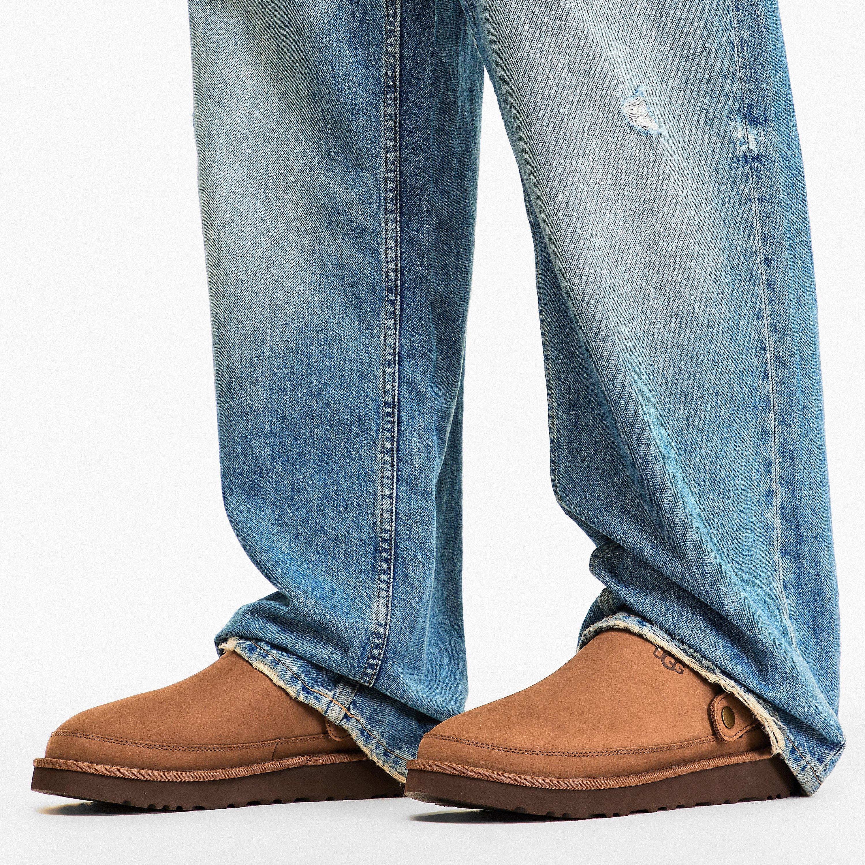 Dark Chestnut - Ugg - Men's Gldncoast Goldencoast Cotton Flat Mules - 3